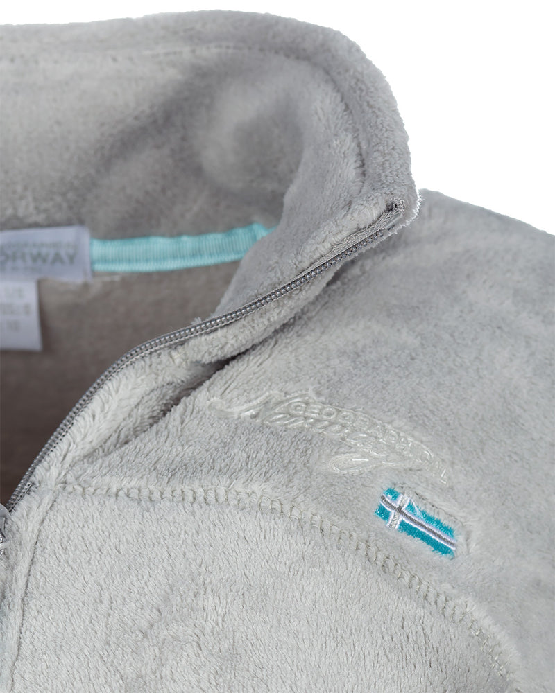 Damen Regular Fit Jacke upaline - Light Grey