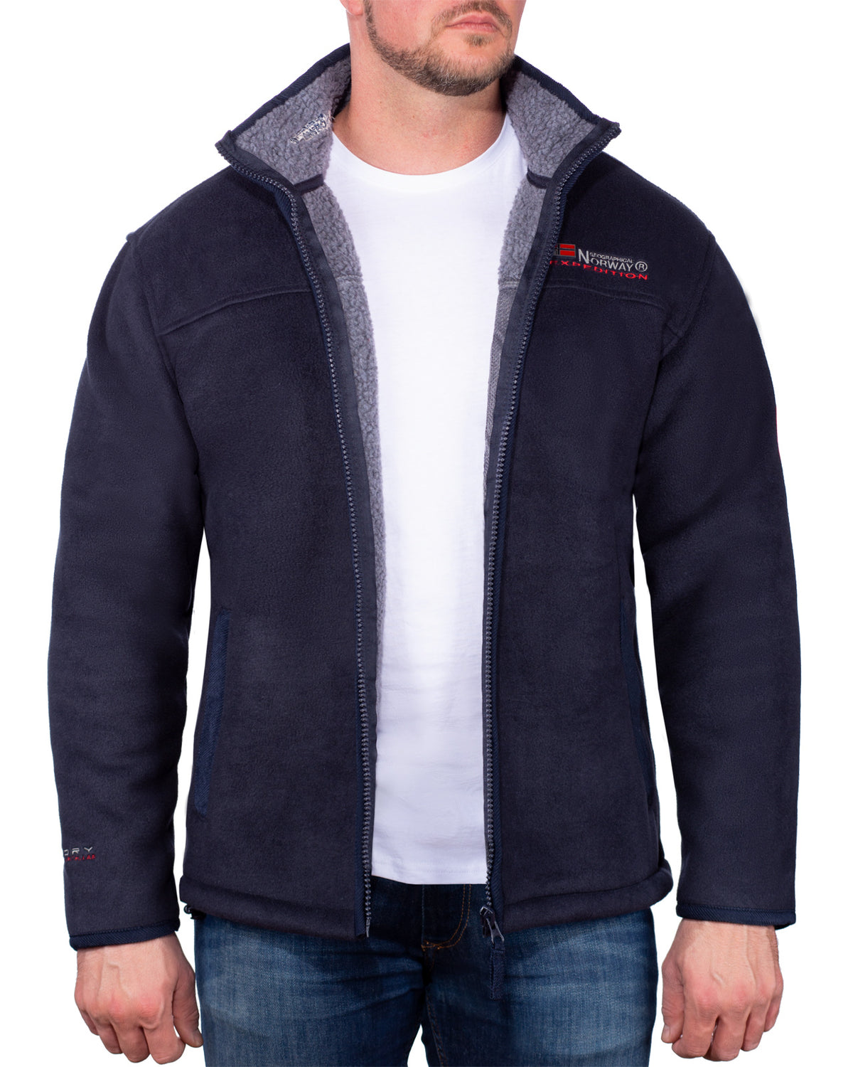 Herren Regular Fit Jacke usine in Navy – Geographical Norway – Ansicht 5