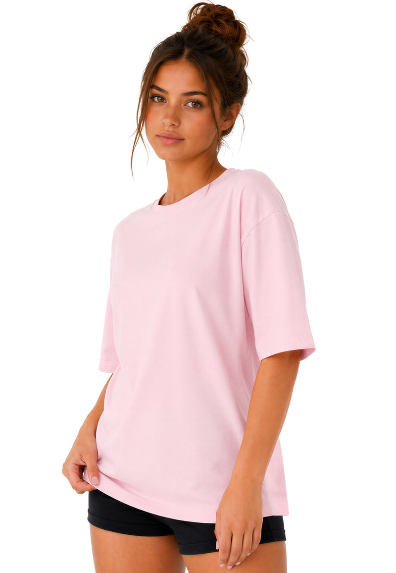 Damen Regular Fit T-Shirt Shoulder Drop 25RSW071 - Pink