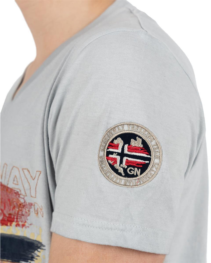 Herren Regular Fit T-Shirt joasis - Light Grey