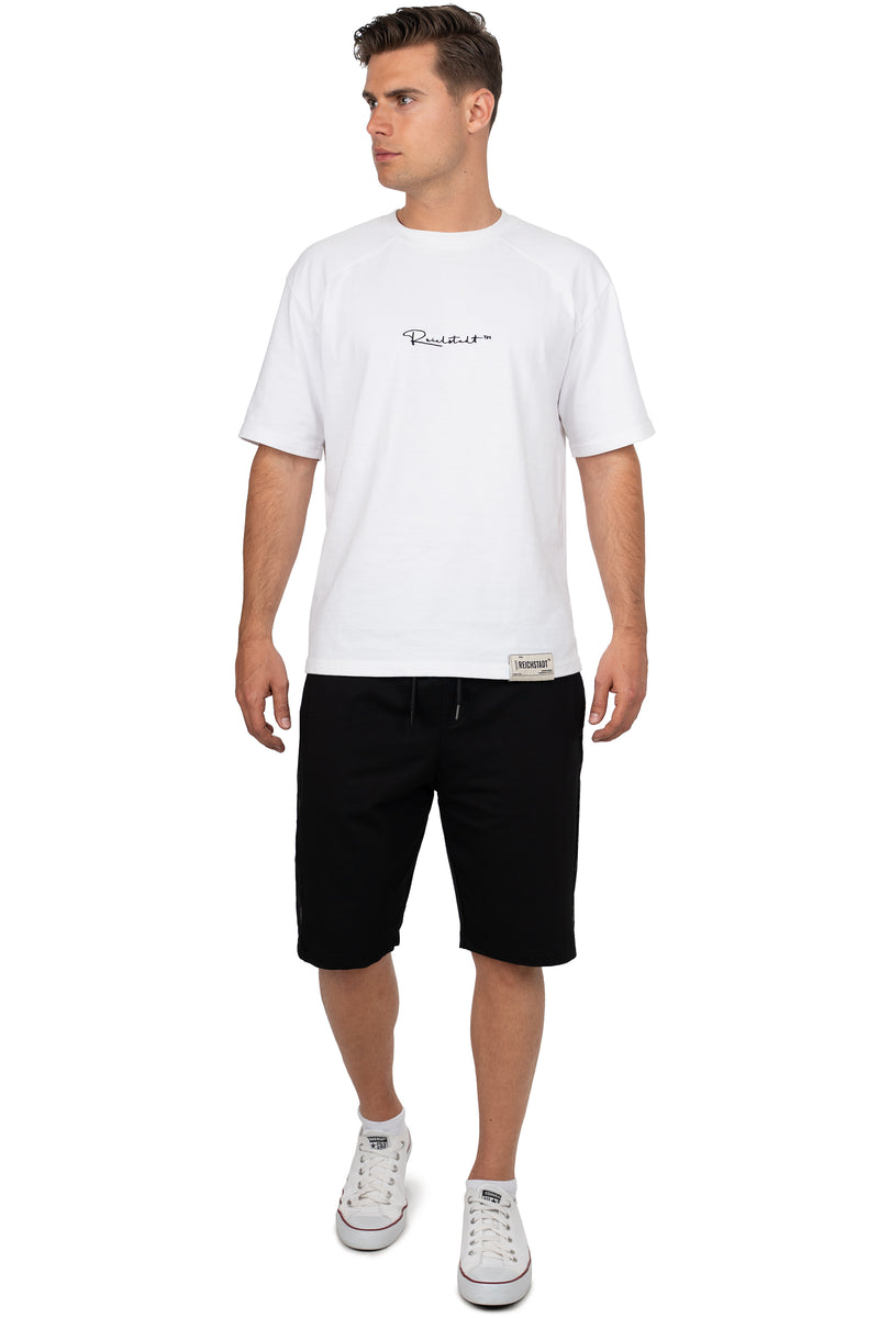 Herren Regular Fit Shorts Mid Waist CK292 - Black