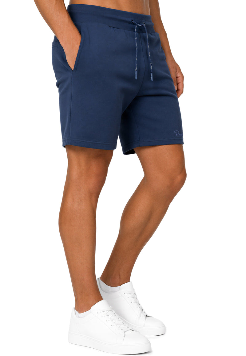 Herren Regular Fit Shorts Marken-Stick 23RS036 - Dark Blue