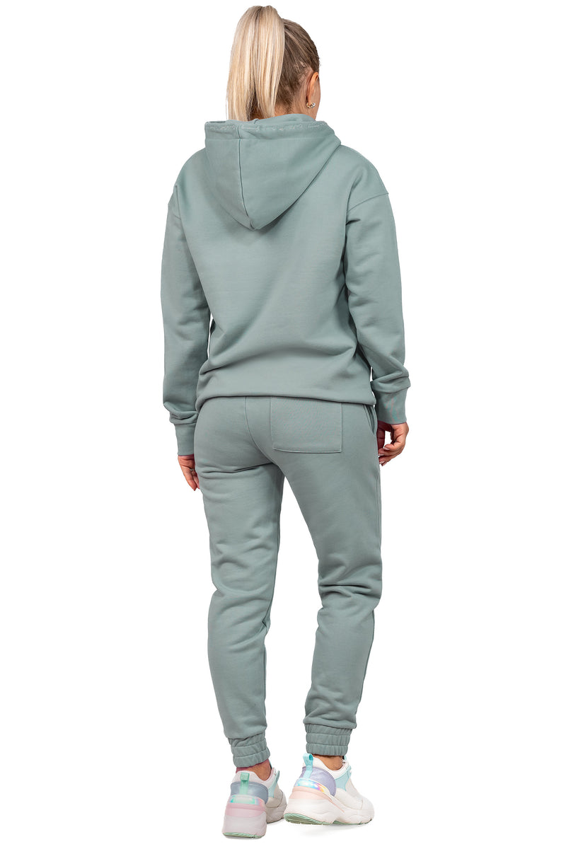 Damen Slim Fit Jogginghose Marken-Stick 23RSW039 - Grey