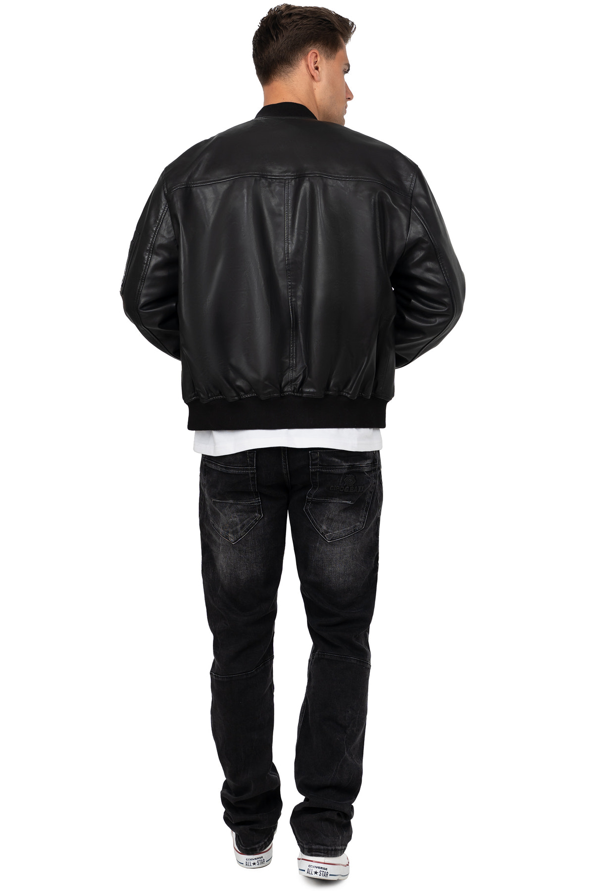 Herren Regular Fit Jacke in Black – Reichstadt – Ansicht 6