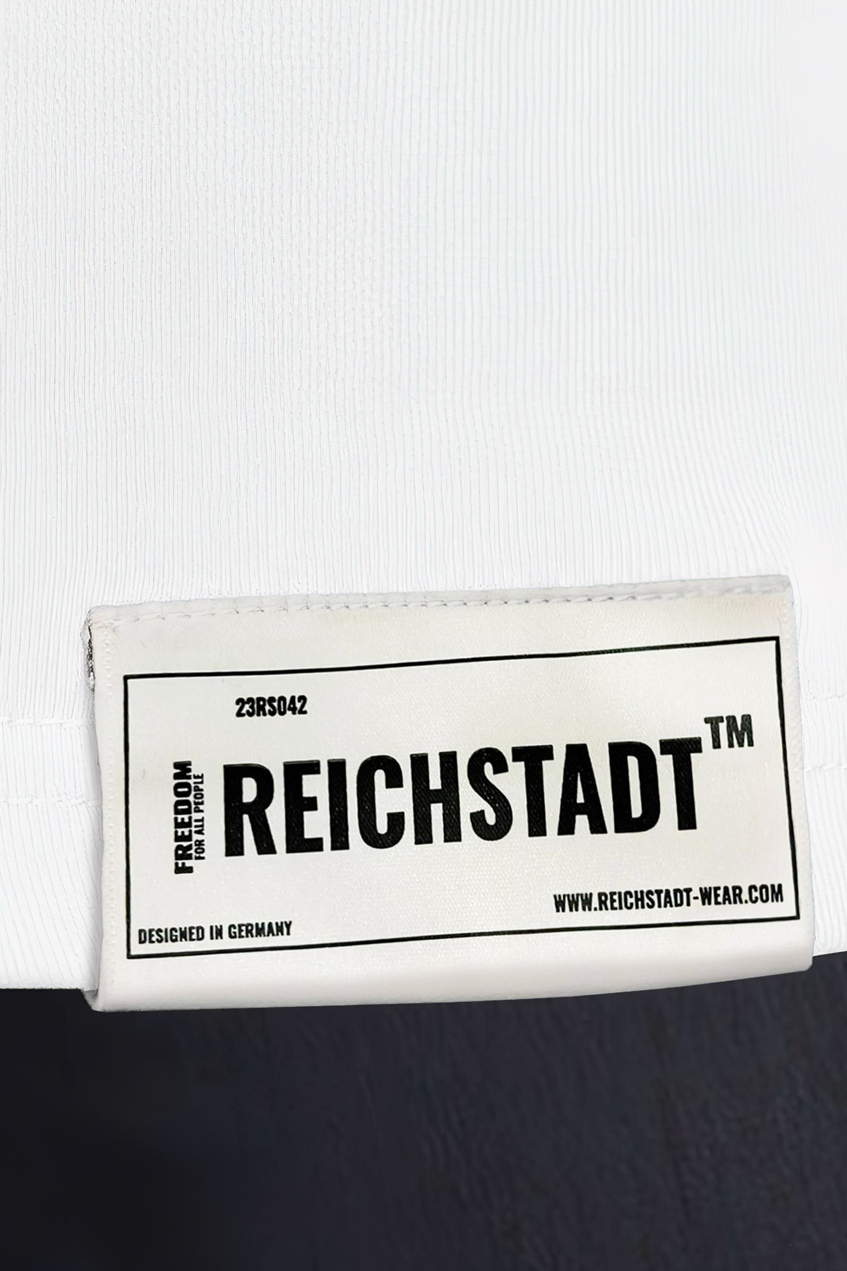 Herren Oversized Langarm Shirt in White – Reichstadt – Ansicht 6
