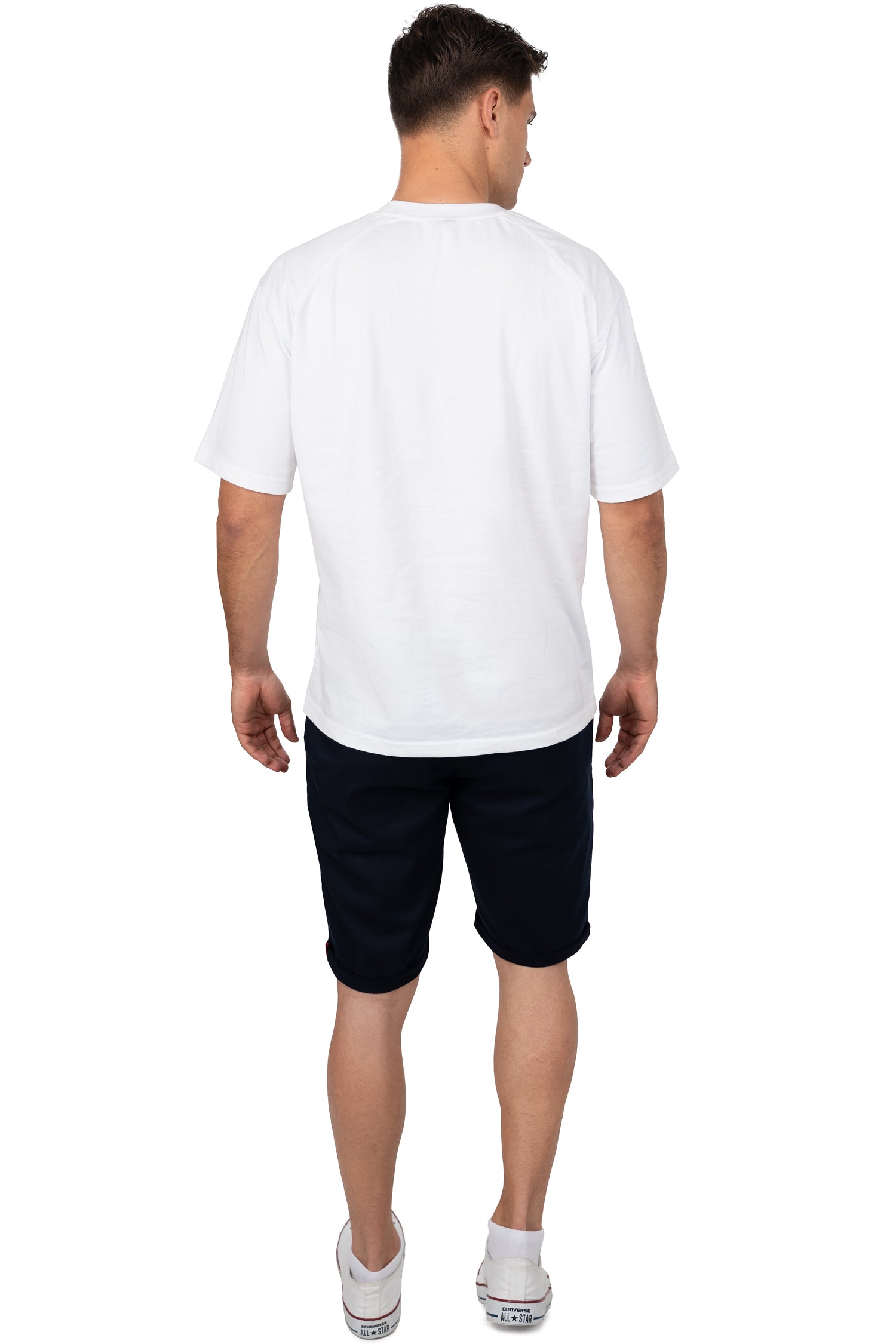 Herren Regular Fit Shorts Logo-Detail CK272 - Navy