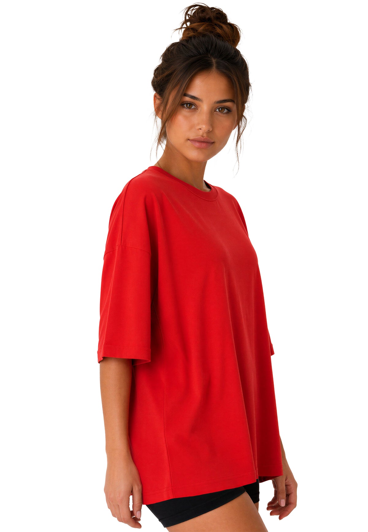 Damen Oversized T-Shirt in Red – Reichstadt – Ansicht 6