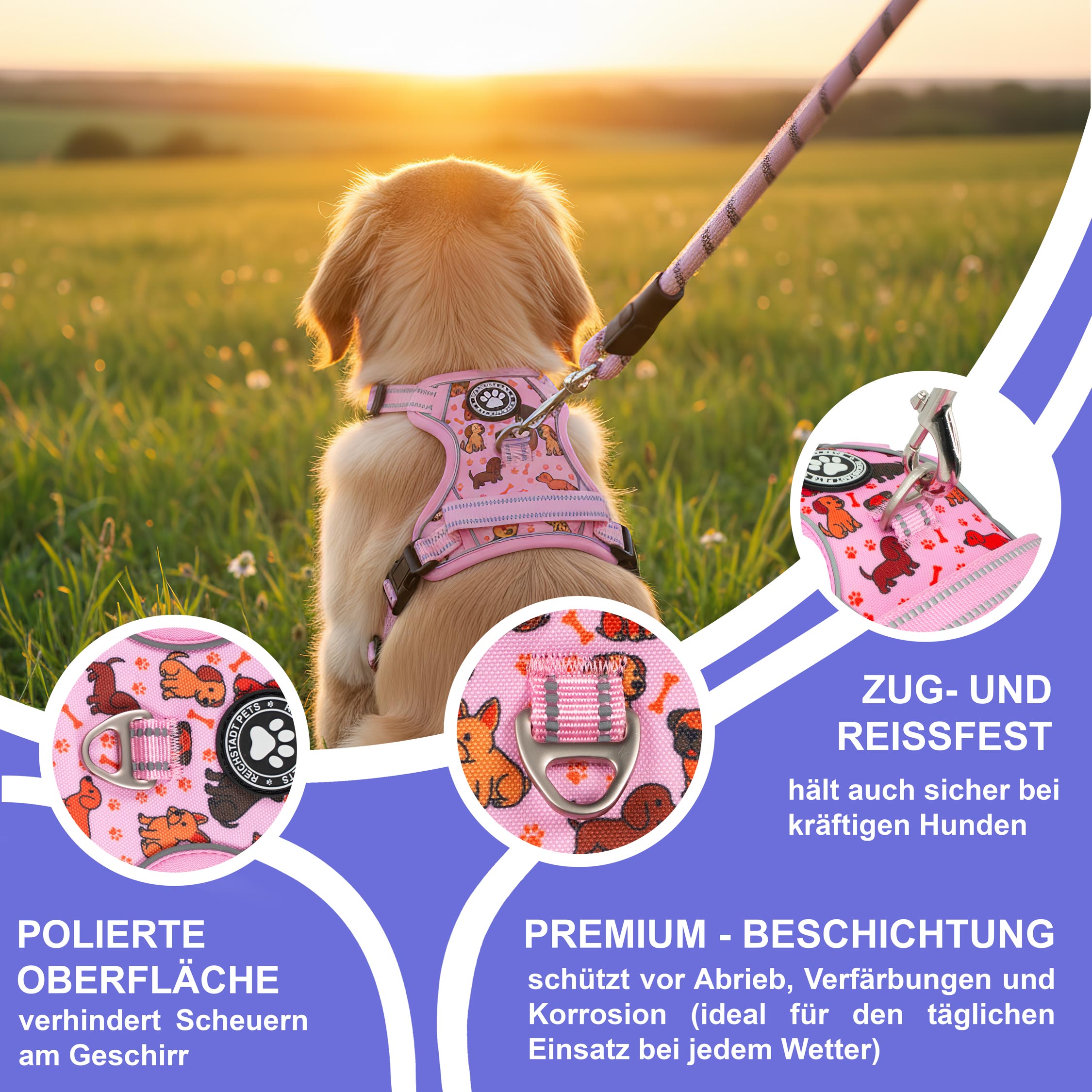 RS Pets Hundegeschirr 25RSP083 - Puppy Parade Pink