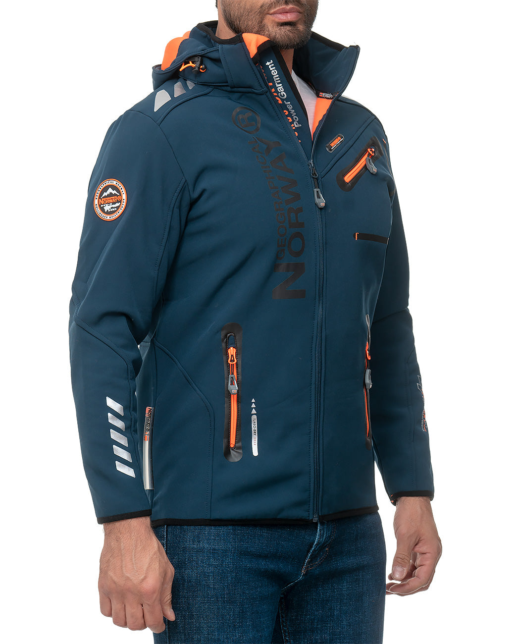 Herren Regular Fit Softshelljacke royaute men in Navy – Geographical Norway – Ansicht 6