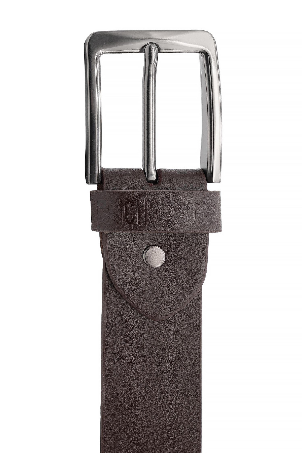 Herren Fashion Gürtel Echtleder in Dark Brown – Reichstadt – Ansicht 6
