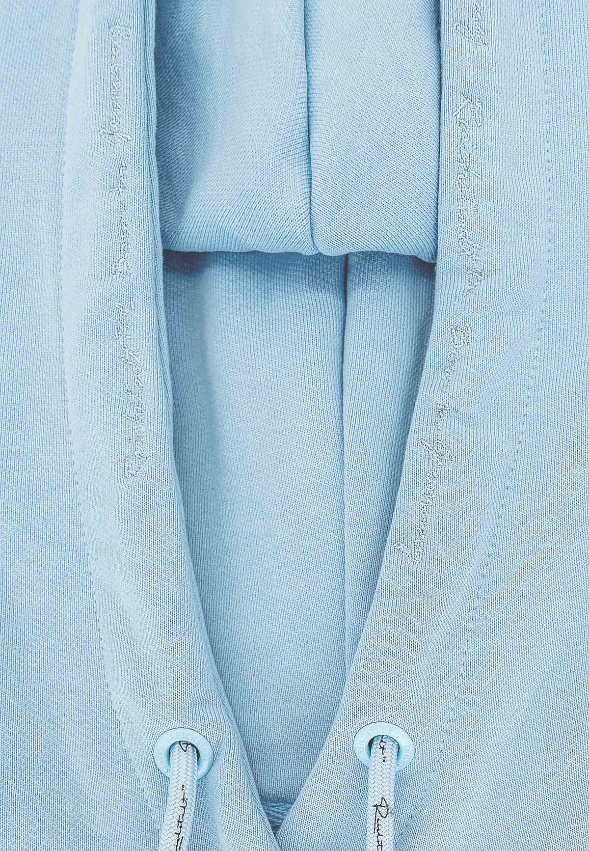 Damen Relaxed Fit Hoodie Marken-Stick in Baby Blue – Reichstadt – Ansicht 6