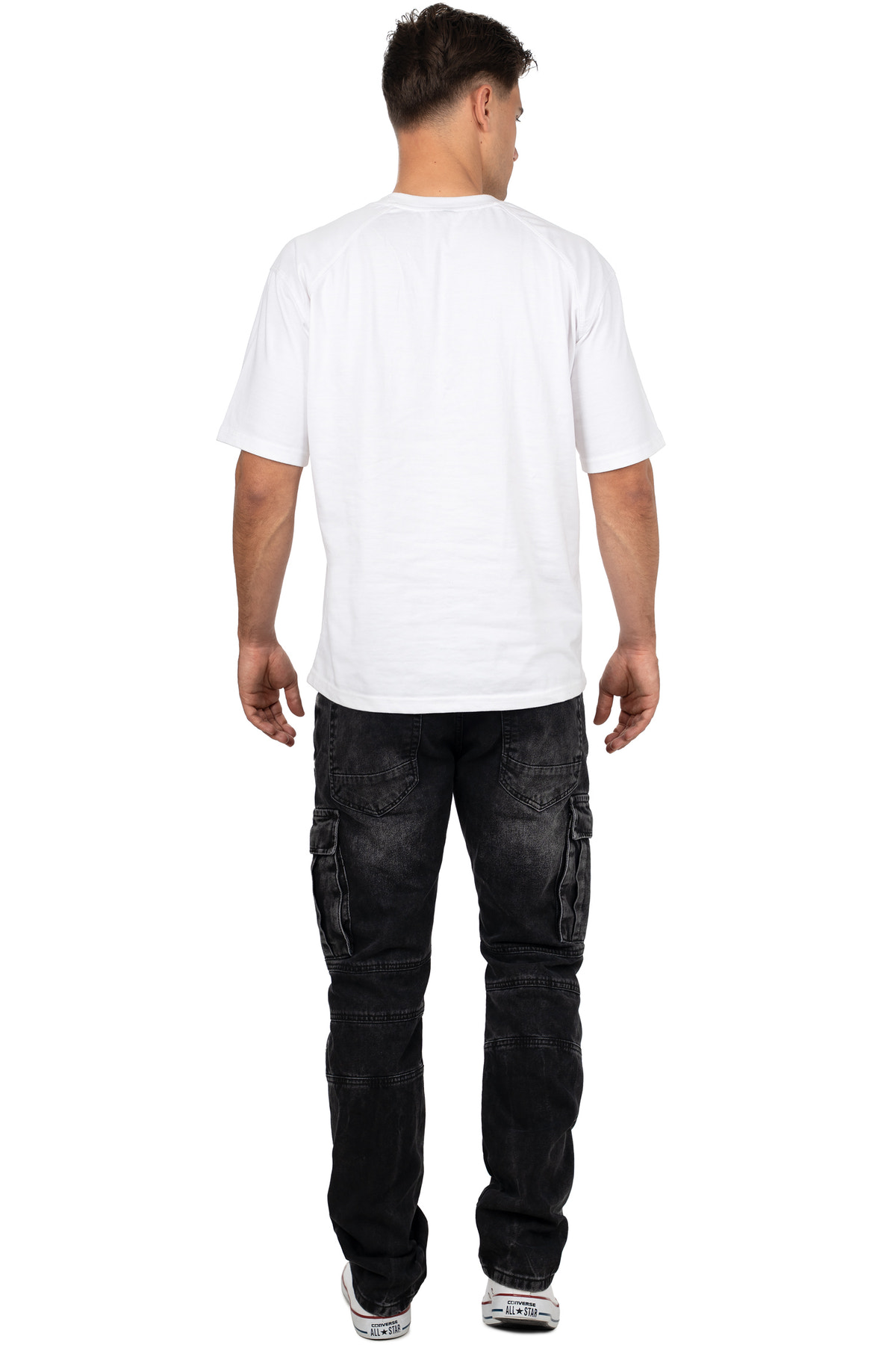Herren Regular Fit Jeans Stonewashed in Black – Cipo & Baxx – Ansicht 6