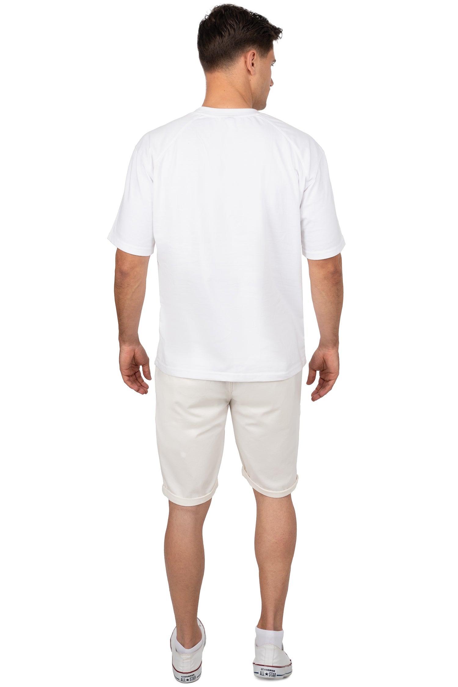 Herren Regular Fit Shorts Logo-Detail CK272 - White