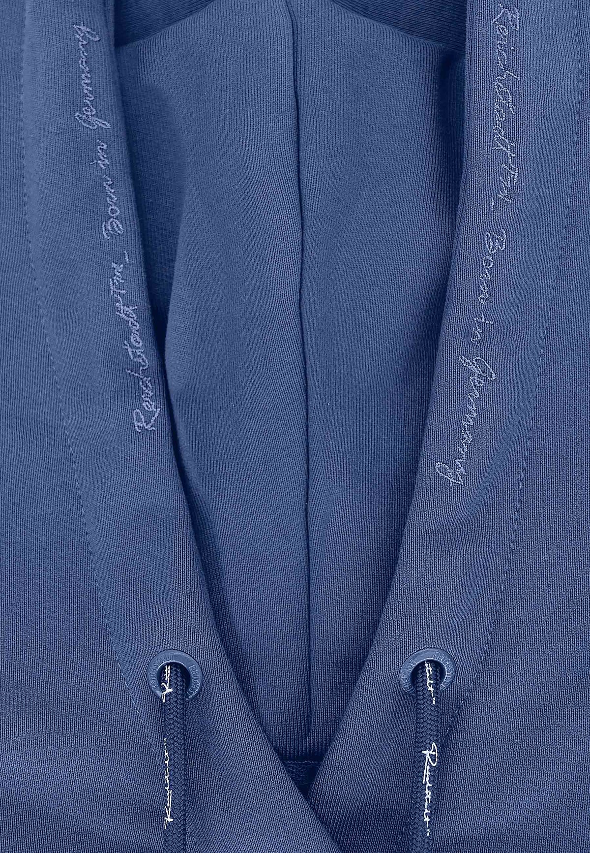 Damen Relaxed Fit Hoodie Marken-Stick in Dark Blue – Reichstadt – Ansicht 6