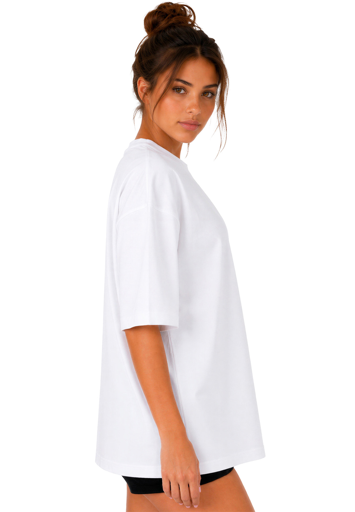 Damen Oversized T-Shirt in White – Reichstadt – Ansicht 6