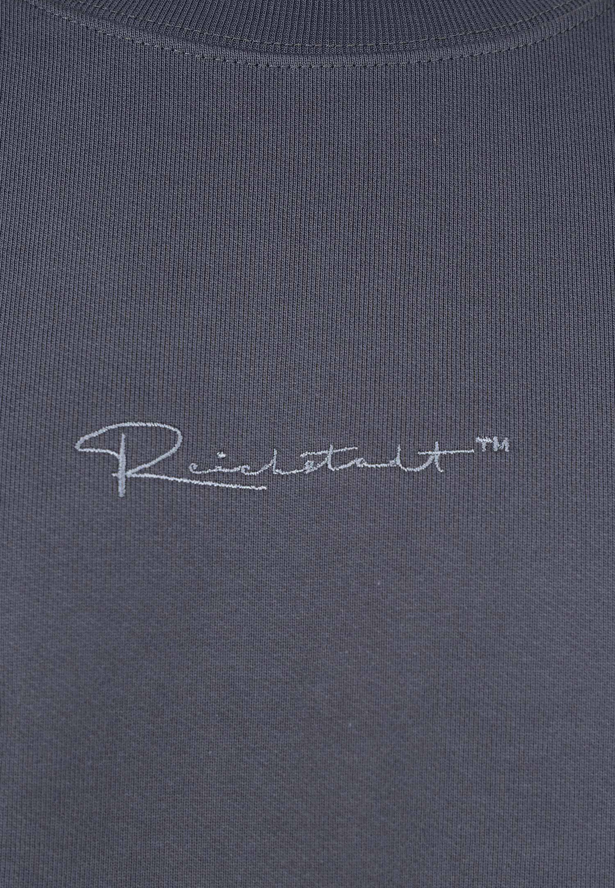 Herren Regular Fit Pullover Logo-Stitching in Anthracite – Reichstadt – Ansicht 6