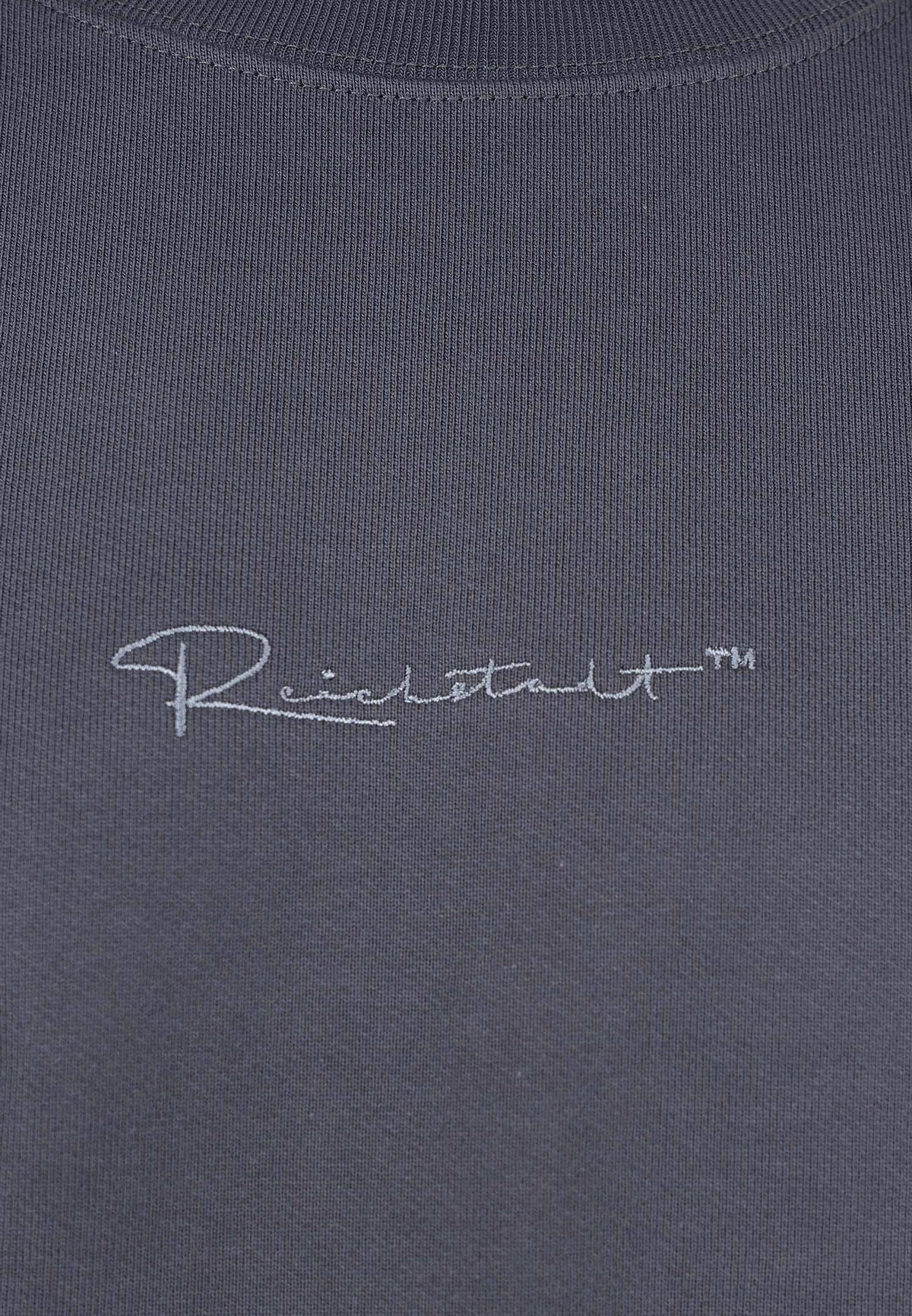 Herren Regular Fit Pullover Logo-Stitching in Anthracite – Reichstadt – Ansicht 6