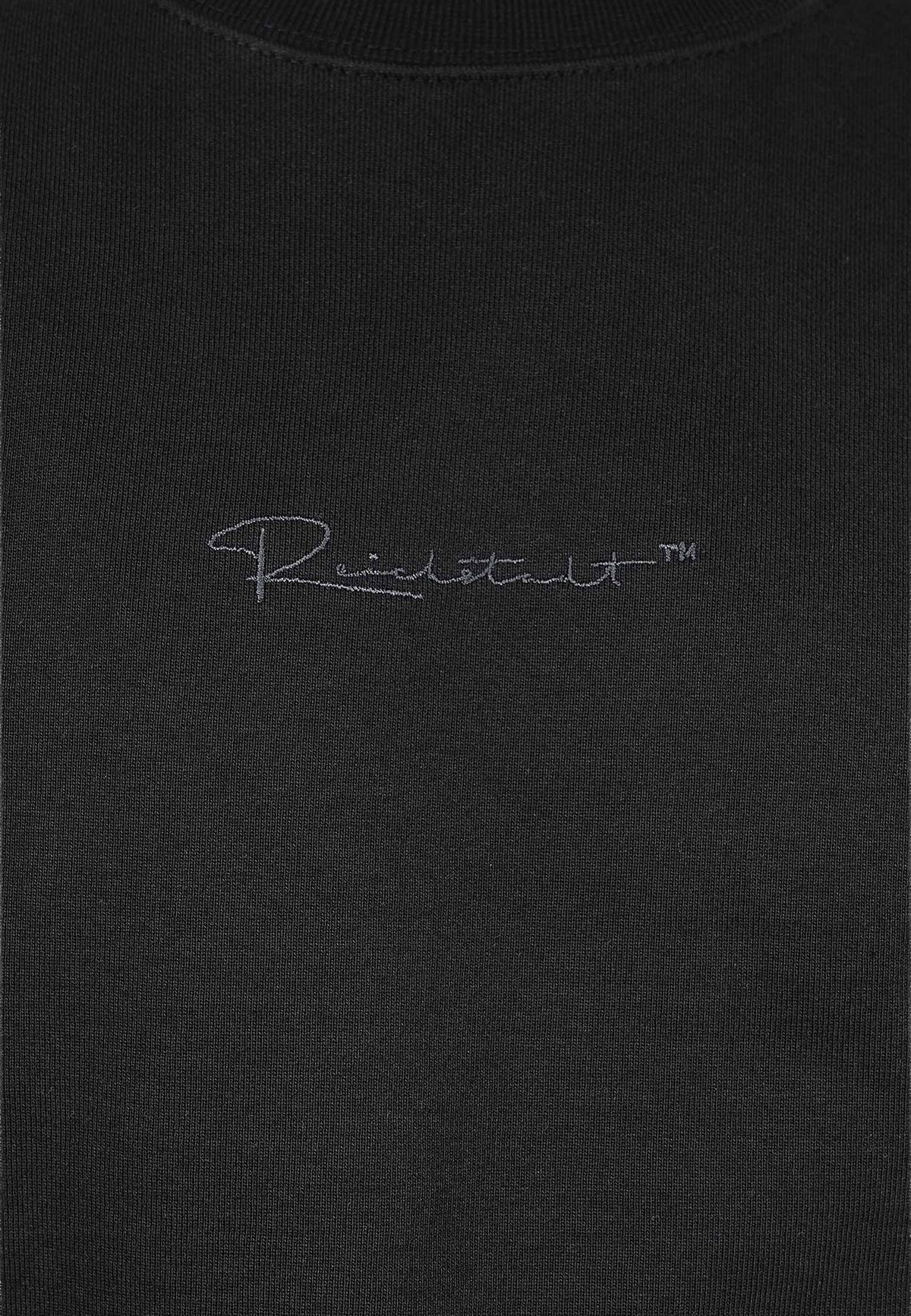 Herren Regular Fit Pullover Logo-Stitching in Black – Reichstadt – Ansicht 6