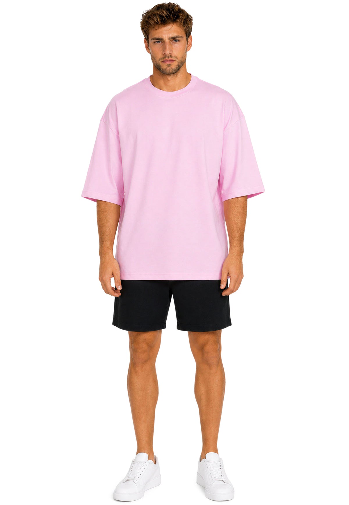 Herren Oversized T-Shirt in Pink – Reichstadt – Ansicht 7