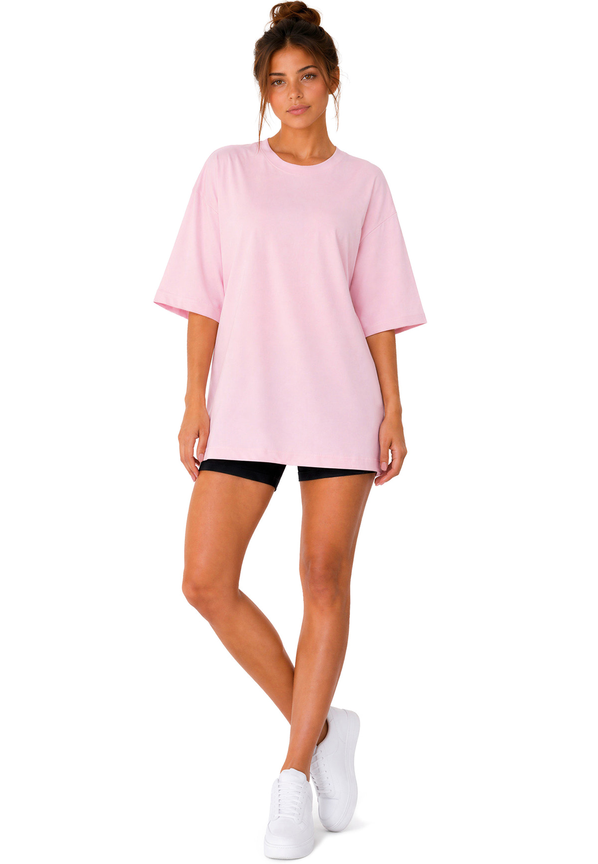 Damen Oversized T-Shirt in Pink – Reichstadt – Ansicht 7