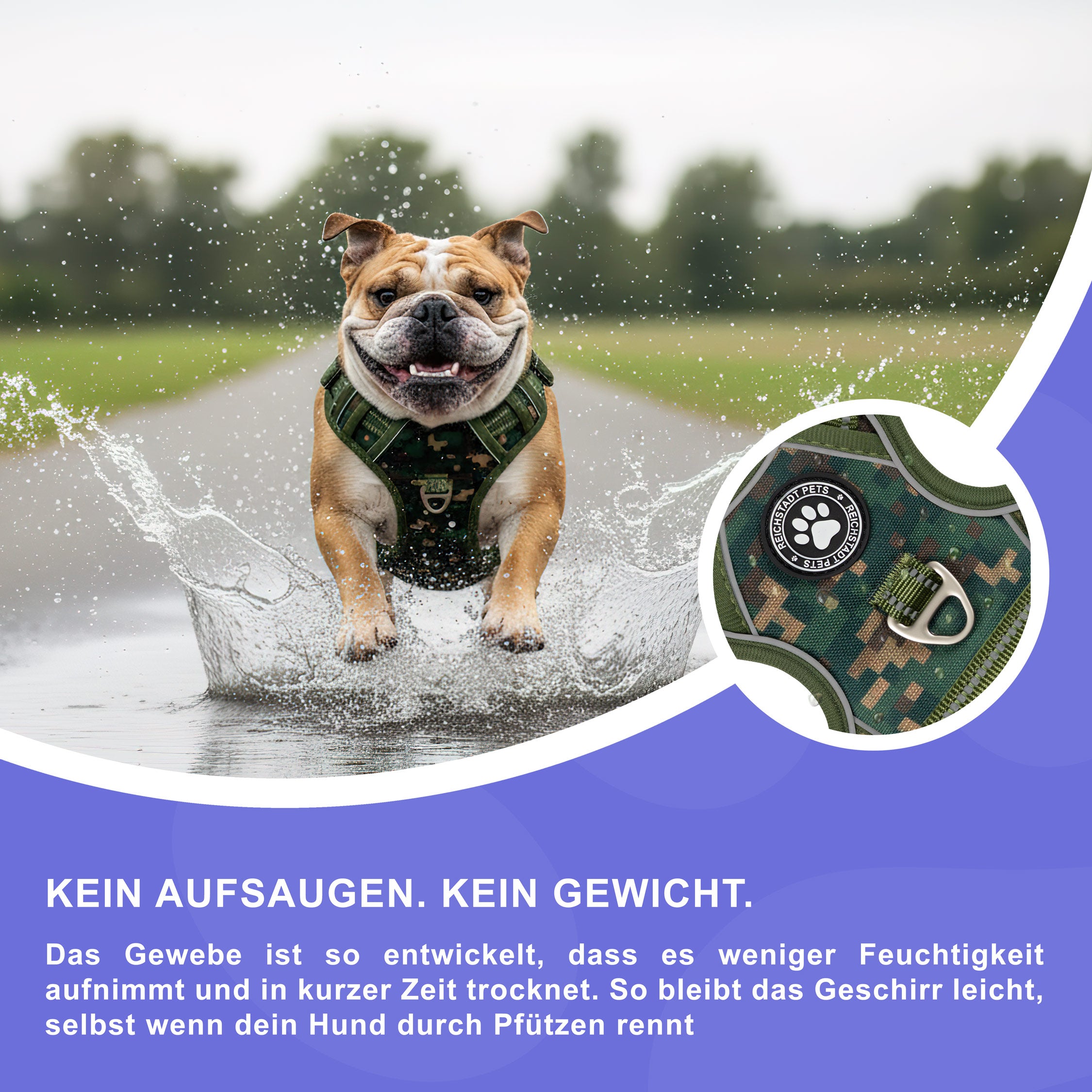 RS Pets Hundegeschirr 25RSP083 - Camouflage Green