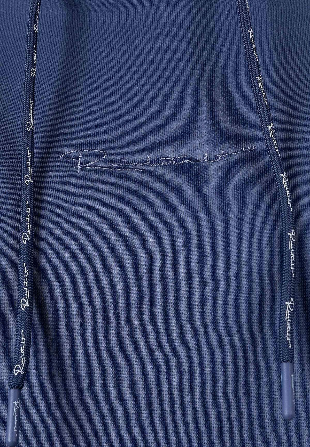 Damen Relaxed Fit Hoodie Marken-Stick in Dark Blue – Reichstadt – Ansicht 7