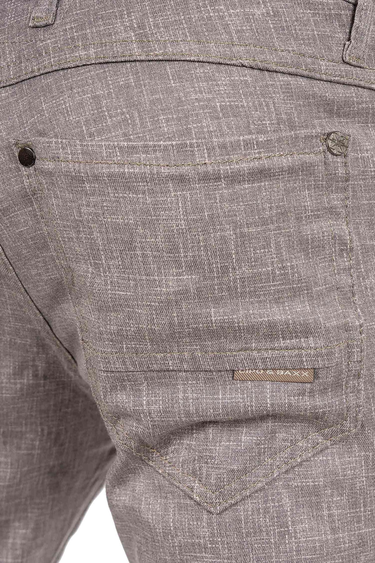 Herren Slim Fit Hose Mid Waist CD840 - Grey
