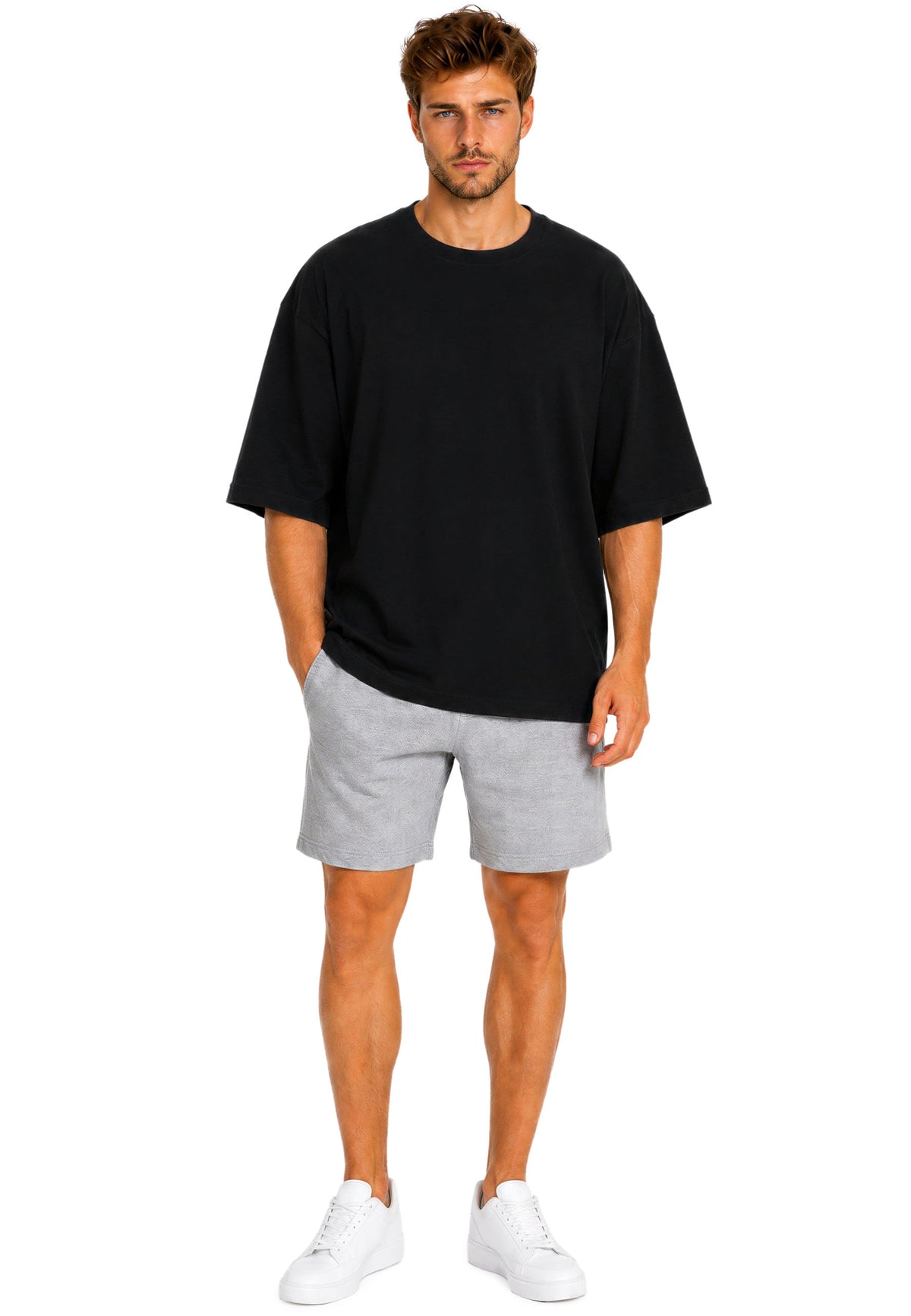Herren Oversized T-Shirt in Black – Reichstadt – Ansicht 7