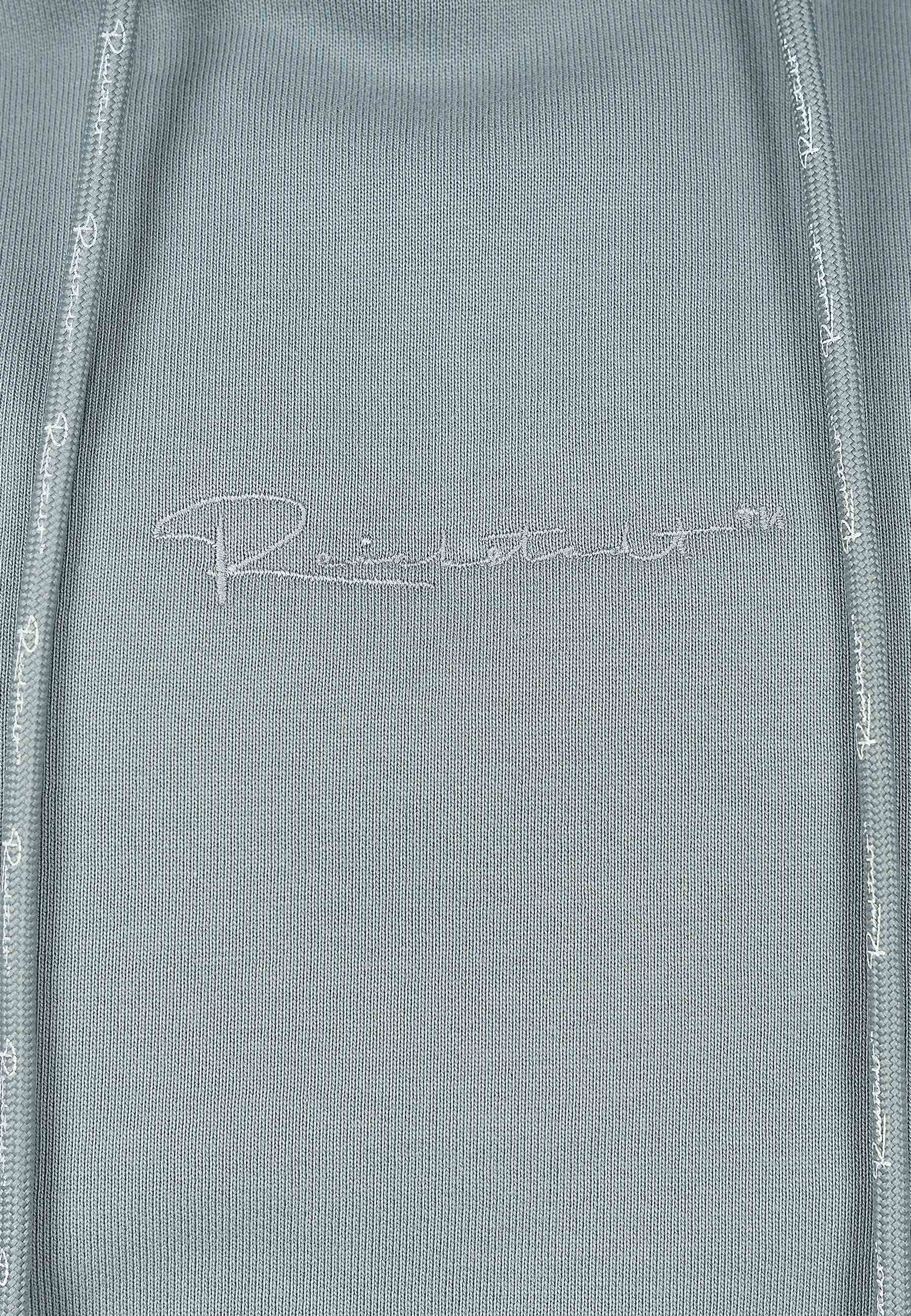 Herren Regular Fit Hoodie Marken-Stick 23RS034 - Grey