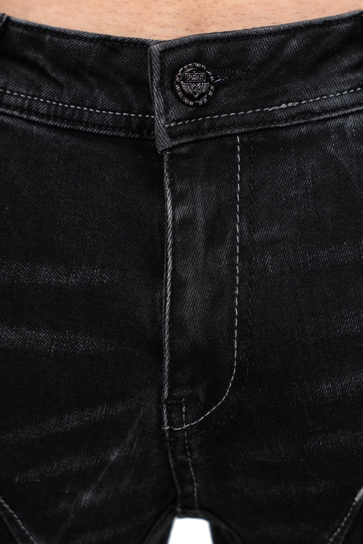 Herren Regular Fit Jeans Stonewashed in Black – Cipo & Baxx – Ansicht 7