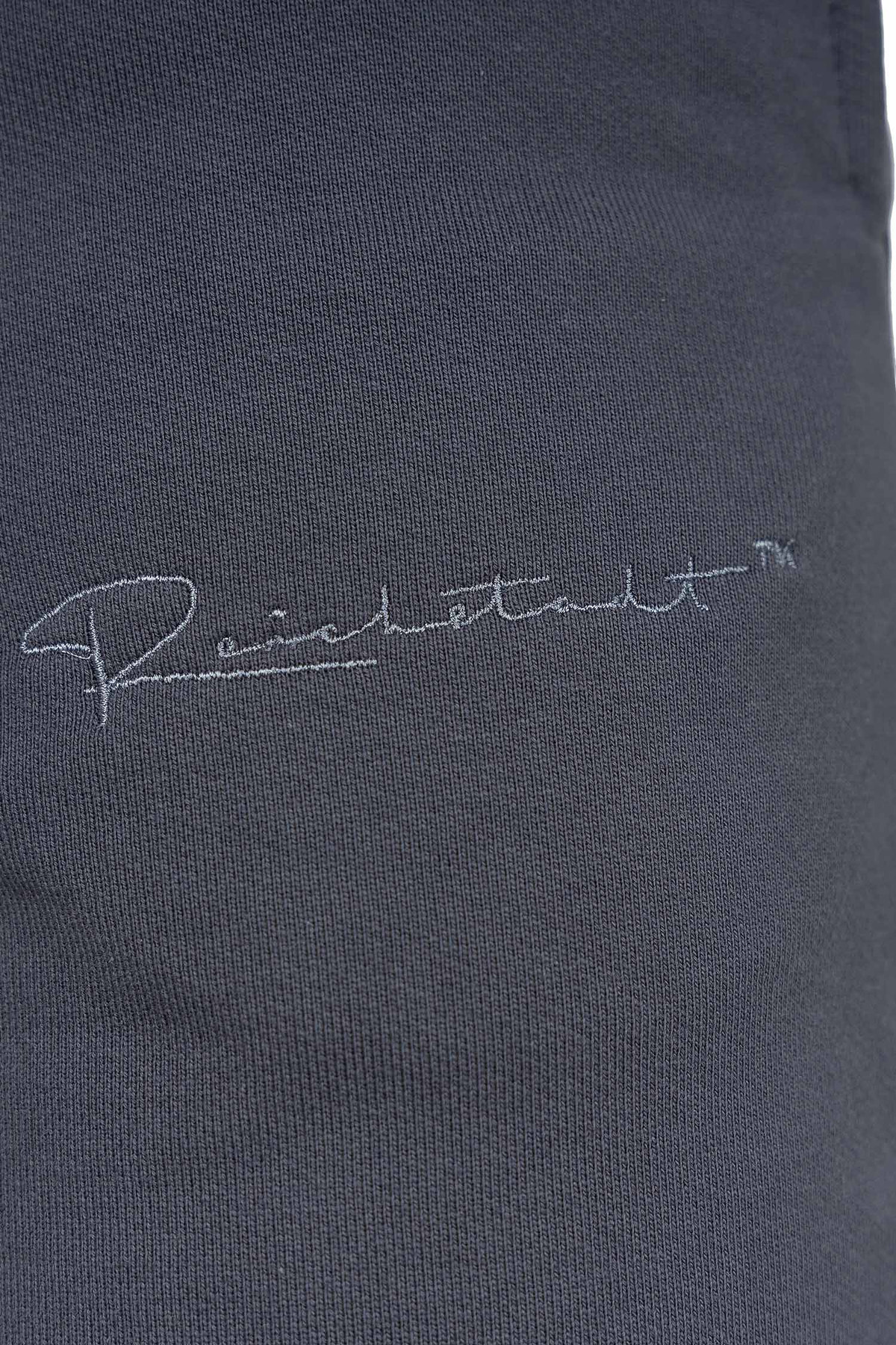 Herren Regular Fit Jogginghose Marken-Stick in Anthracite – Reichstadt – Ansicht 7