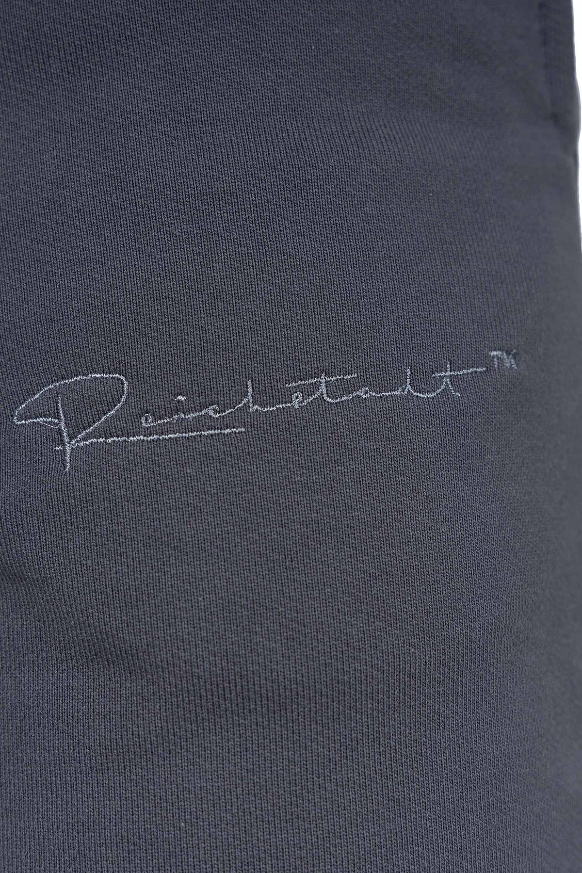 Herren Regular Fit Jogginghose Marken-Stick in Anthracite – Reichstadt – Ansicht 7