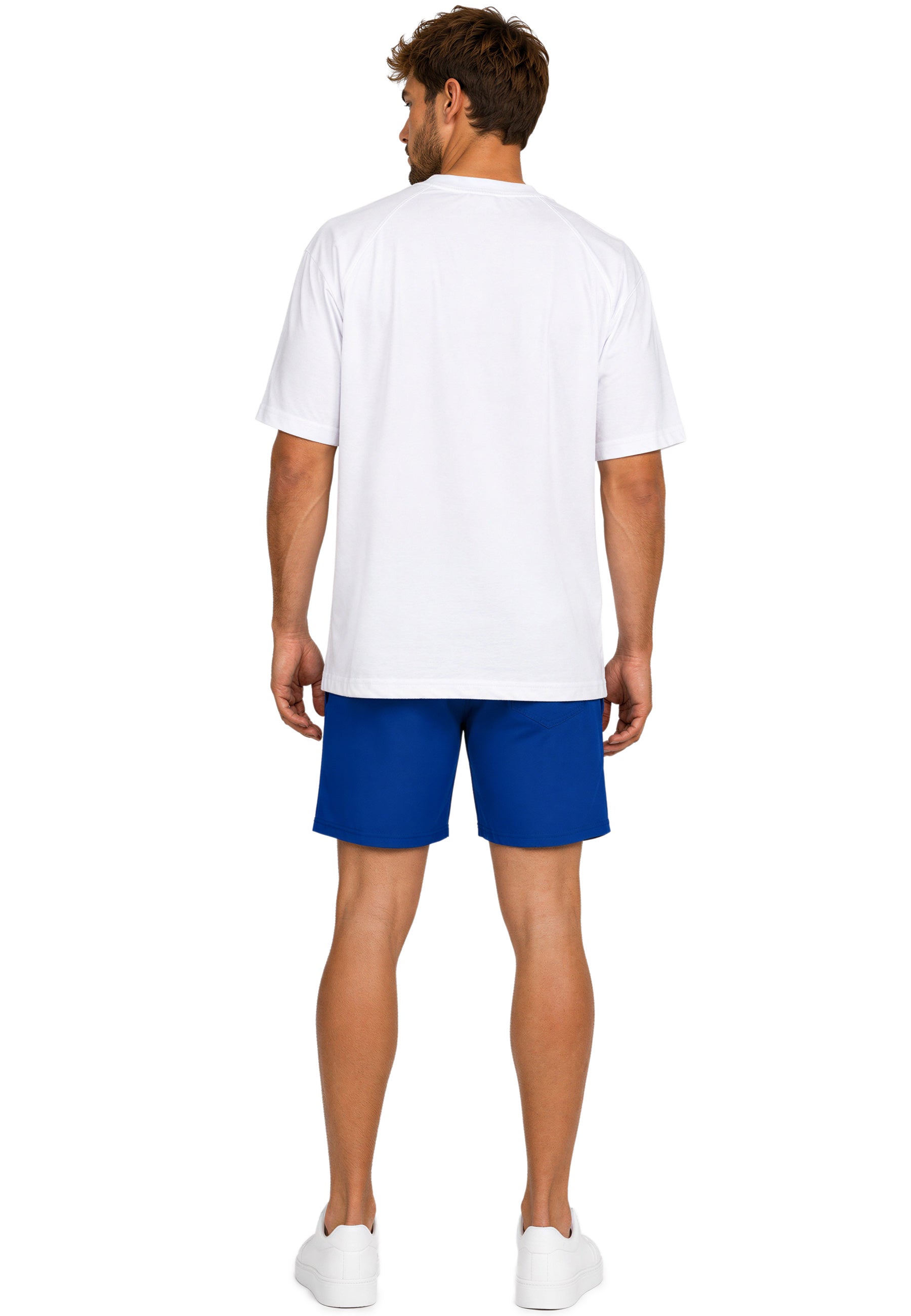 Herren Regular Fit Shorts Mid Waist 25RS073 - Navy Blue