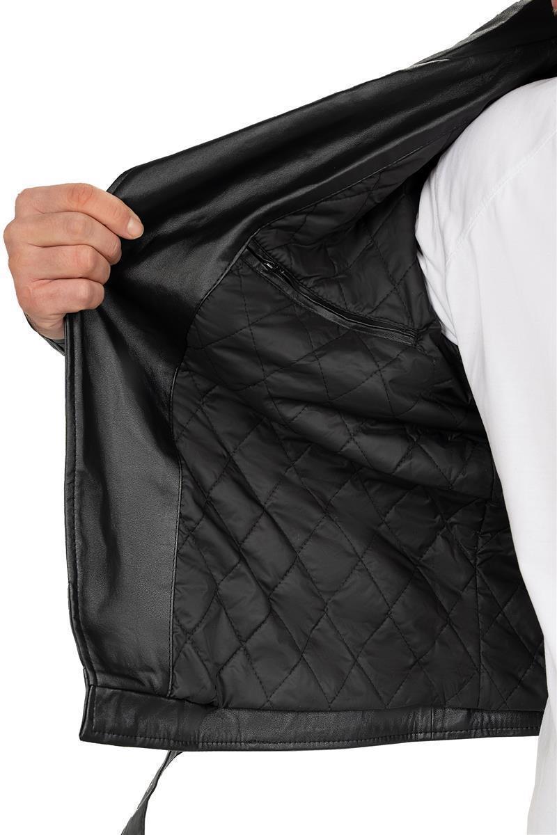 Herren Slim Fit Jacke in Black – Reichstadt – Ansicht 7