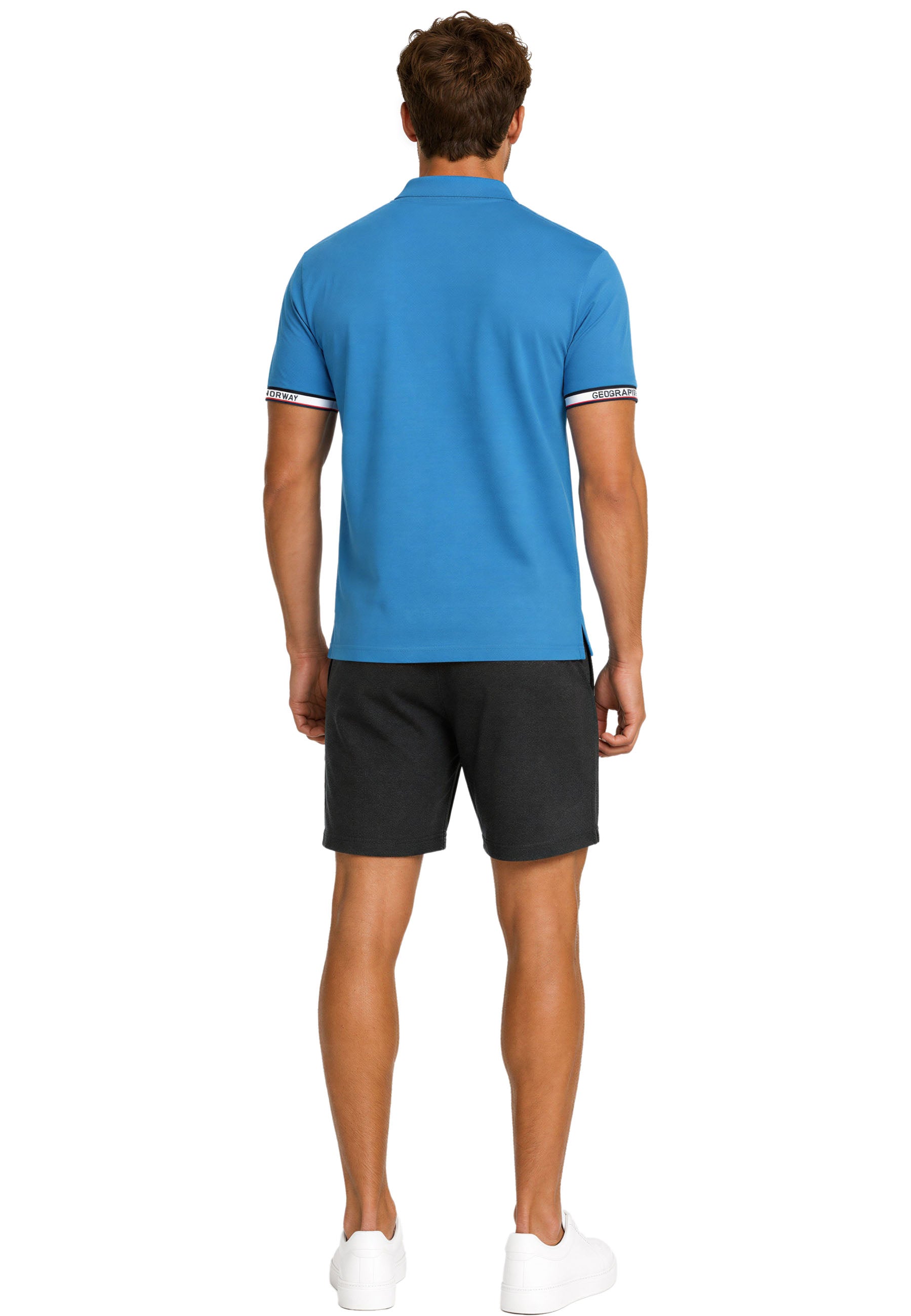 Herren Regular Fit Polohemd koliar men - Blue