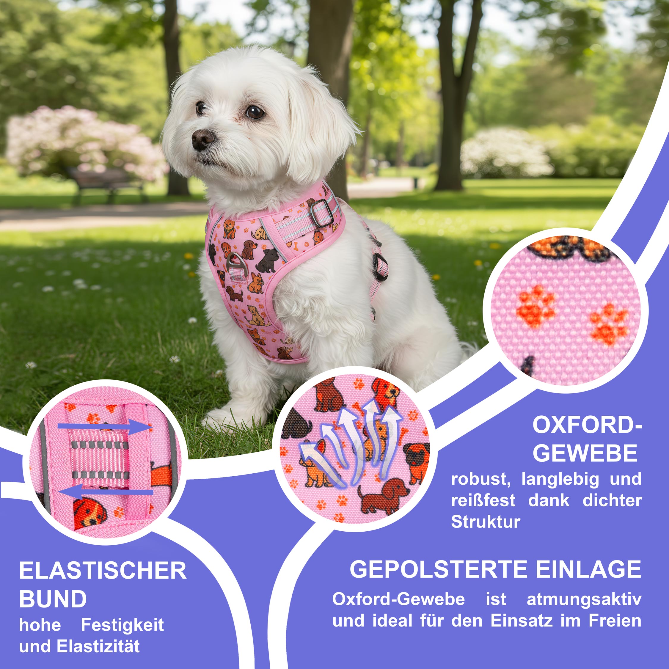 RS Pets Hundegeschirr 25RSP083 - Puppy Parade Pink