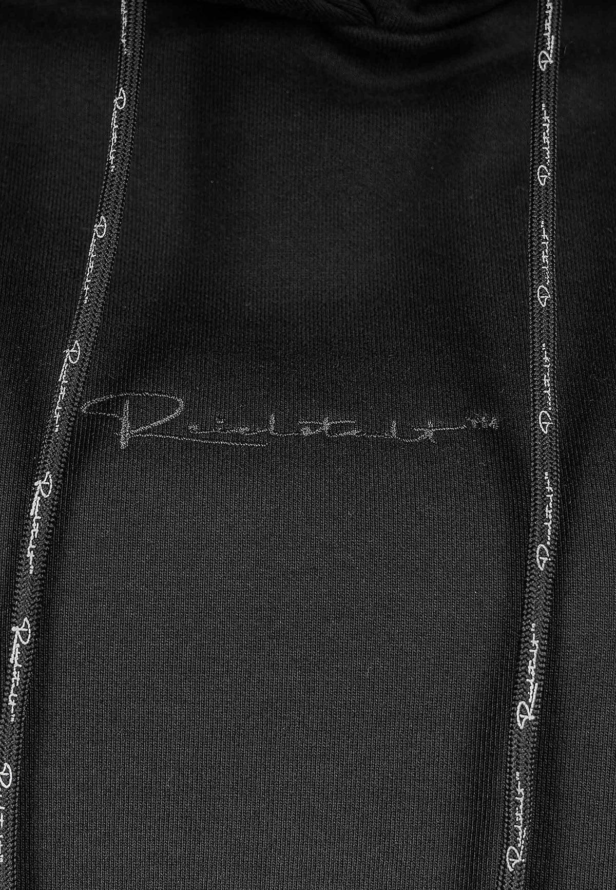Damen Relaxed Fit Hoodie Marken-Stick in Anthracite – Reichstadt – Ansicht 7