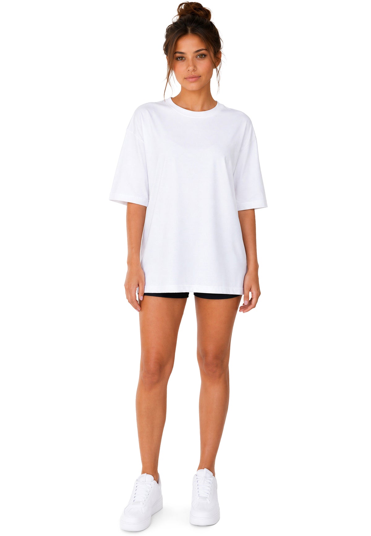 Damen Oversized T-Shirt in White – Reichstadt – Ansicht 7
