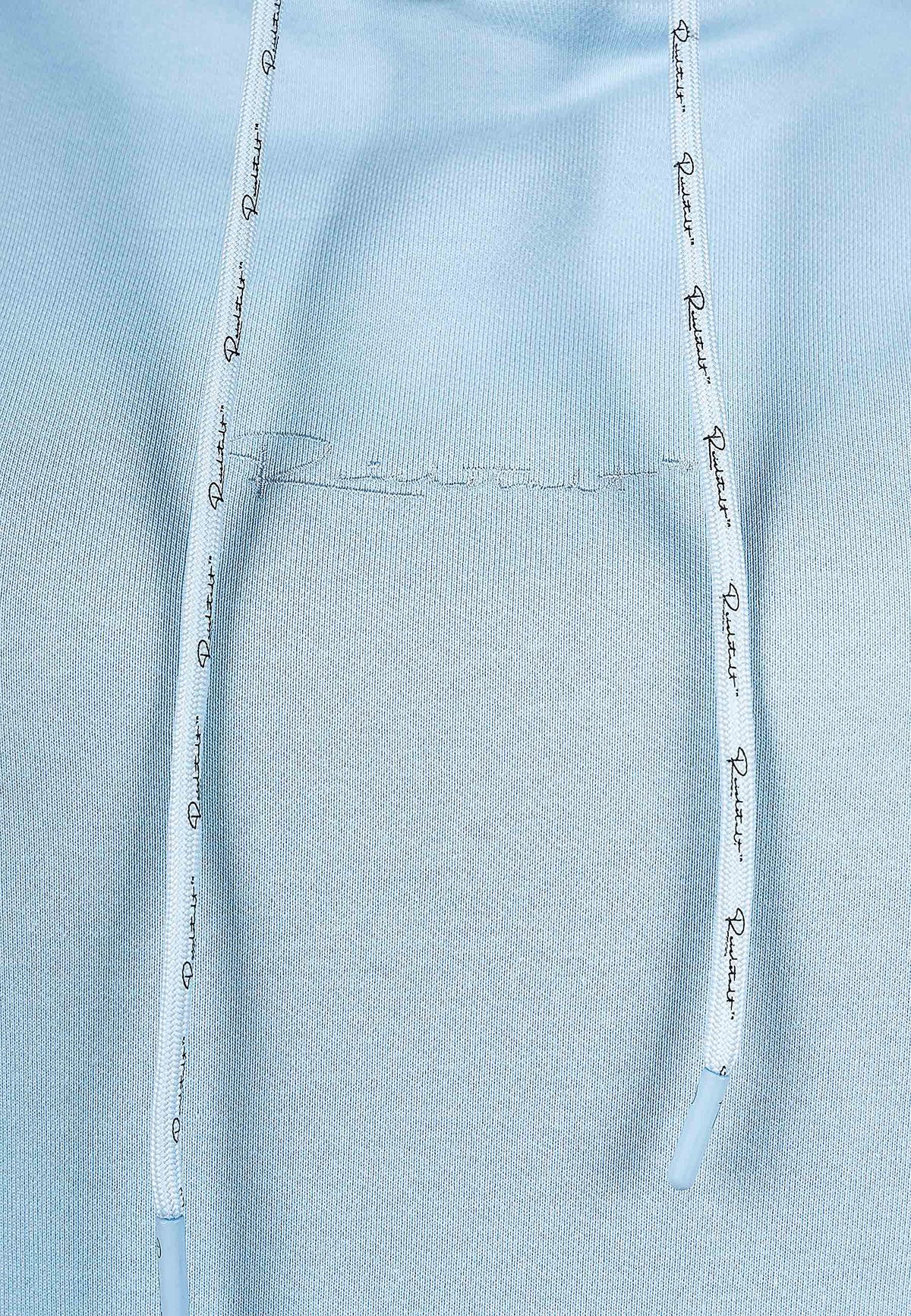Damen Relaxed Fit Hoodie Marken-Stick in Baby Blue – Reichstadt – Ansicht 7