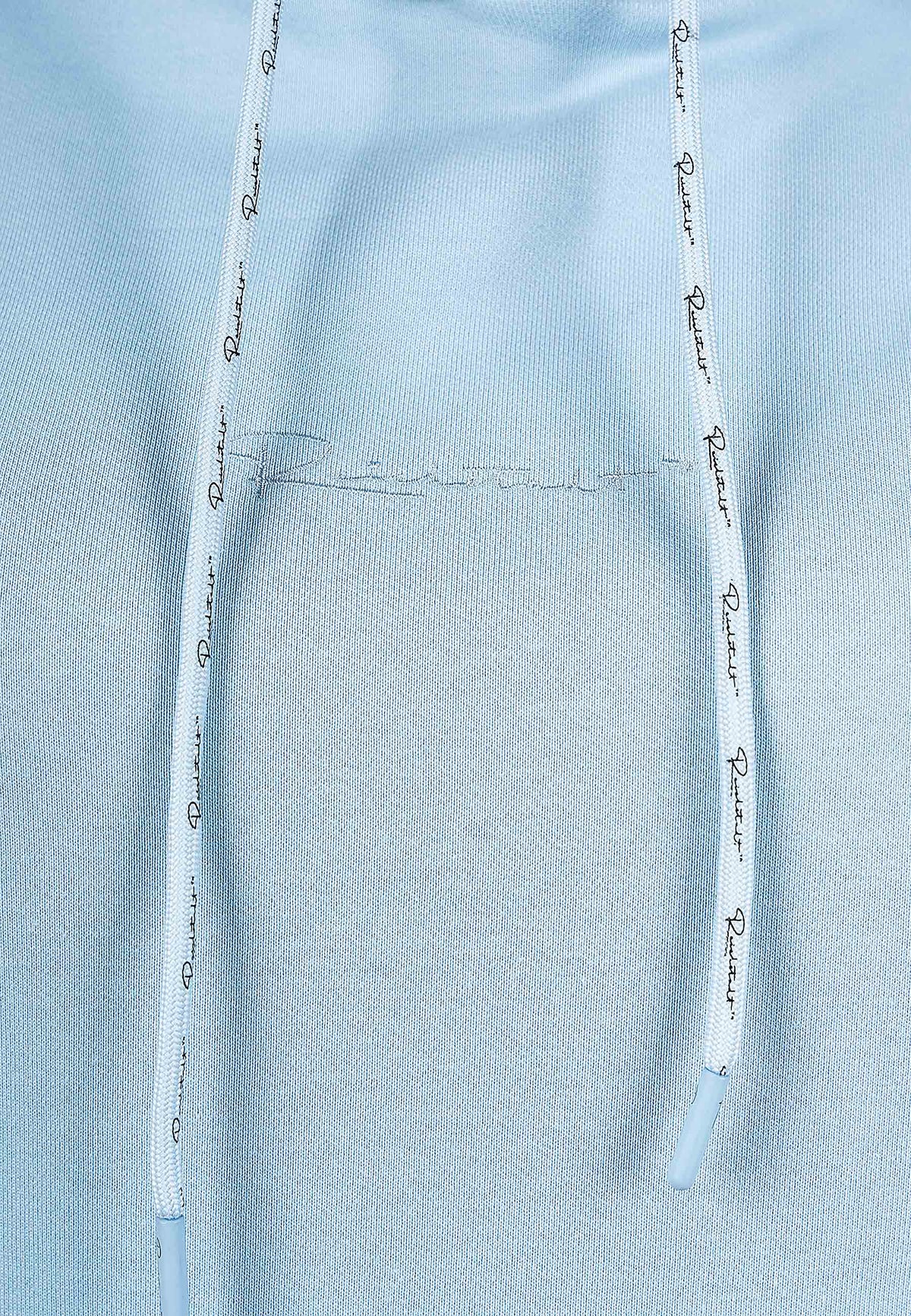 Damen Relaxed Fit Hoodie Marken-Stick in Baby Blue – Reichstadt – Ansicht 7