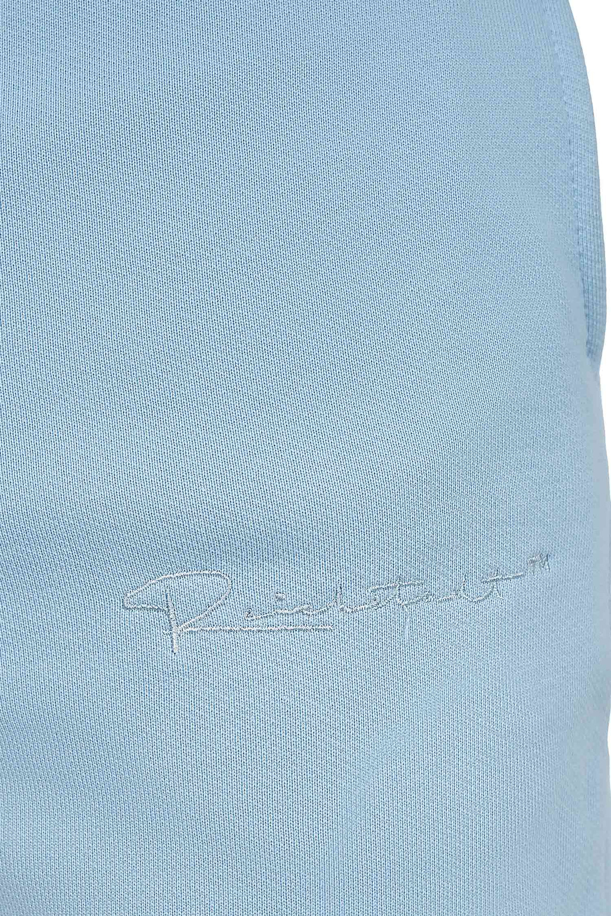 Herren Regular Fit Jogginghose Marken-Stick in Baby Blue – Reichstadt – Ansicht 7