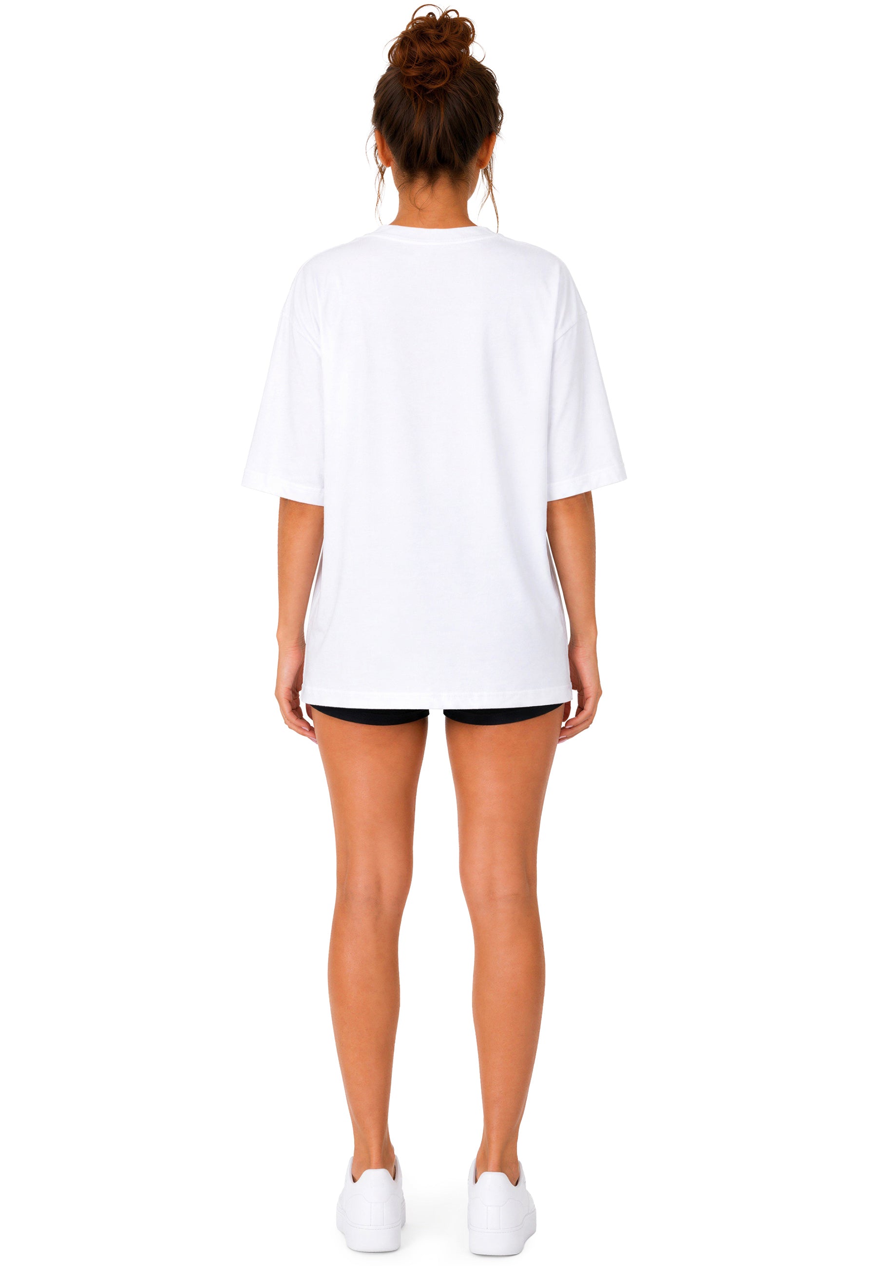 Damen Oversized T-Shirt 25RSW070 - White