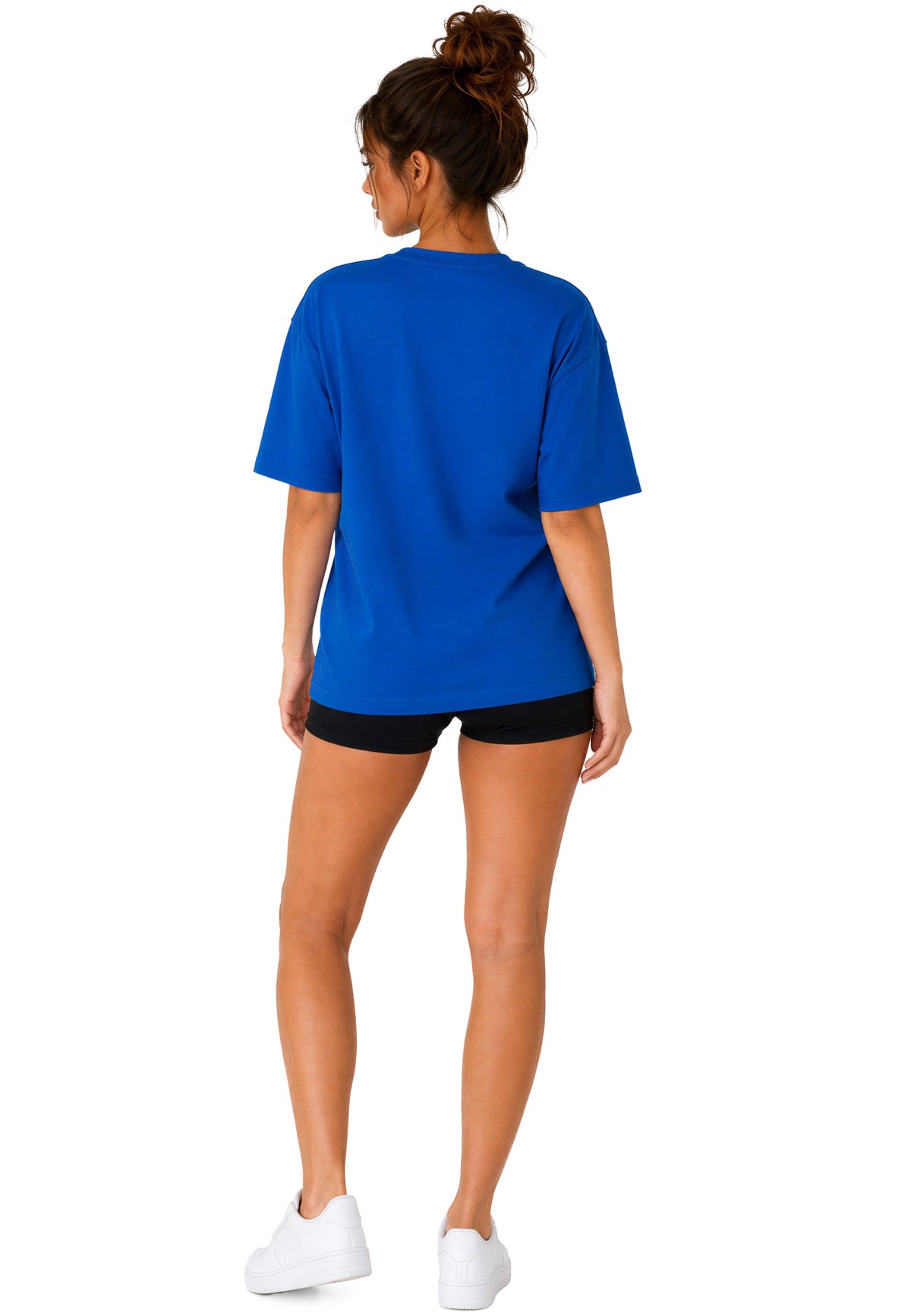 Damen Regular Fit T-Shirt Shoulder Drop in Navy Blue – Reichstadt – Ansicht 8