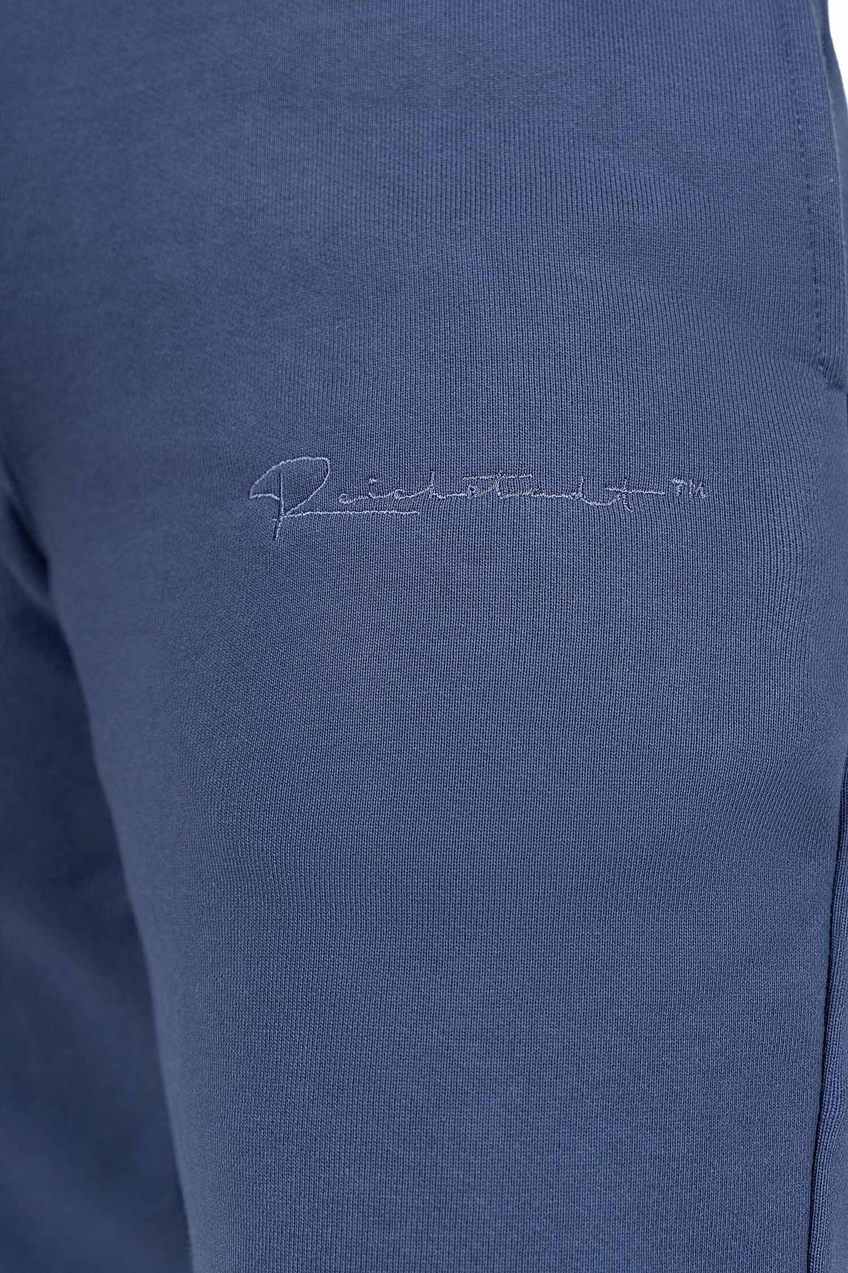 Damen Slim Fit Jogginghose Marken-Stick in Dark Blue – Reichstadt – Ansicht 8