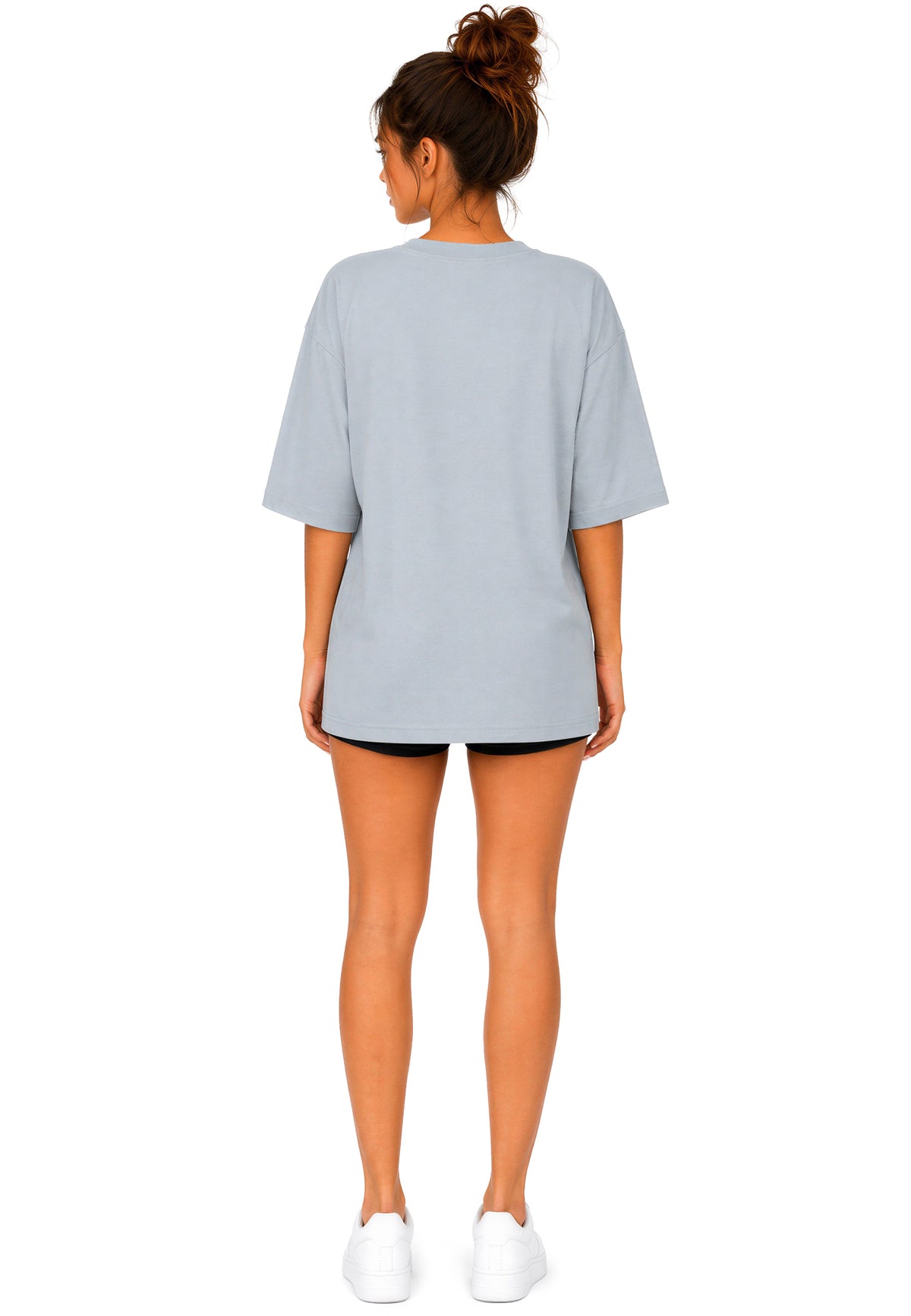 Damen Oversized T-Shirt in Light Blue – Reichstadt – Ansicht 8