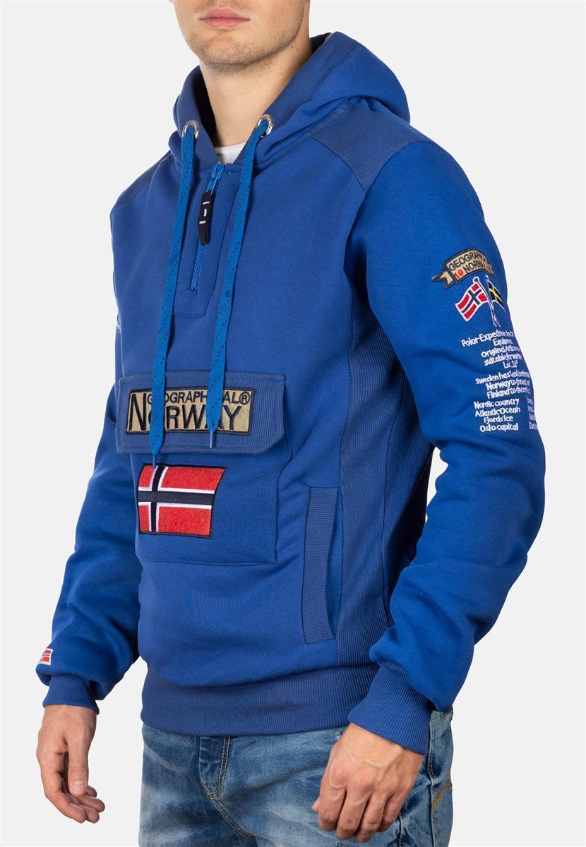 Herren Regular Fit Hoodie gymclass men - Blue