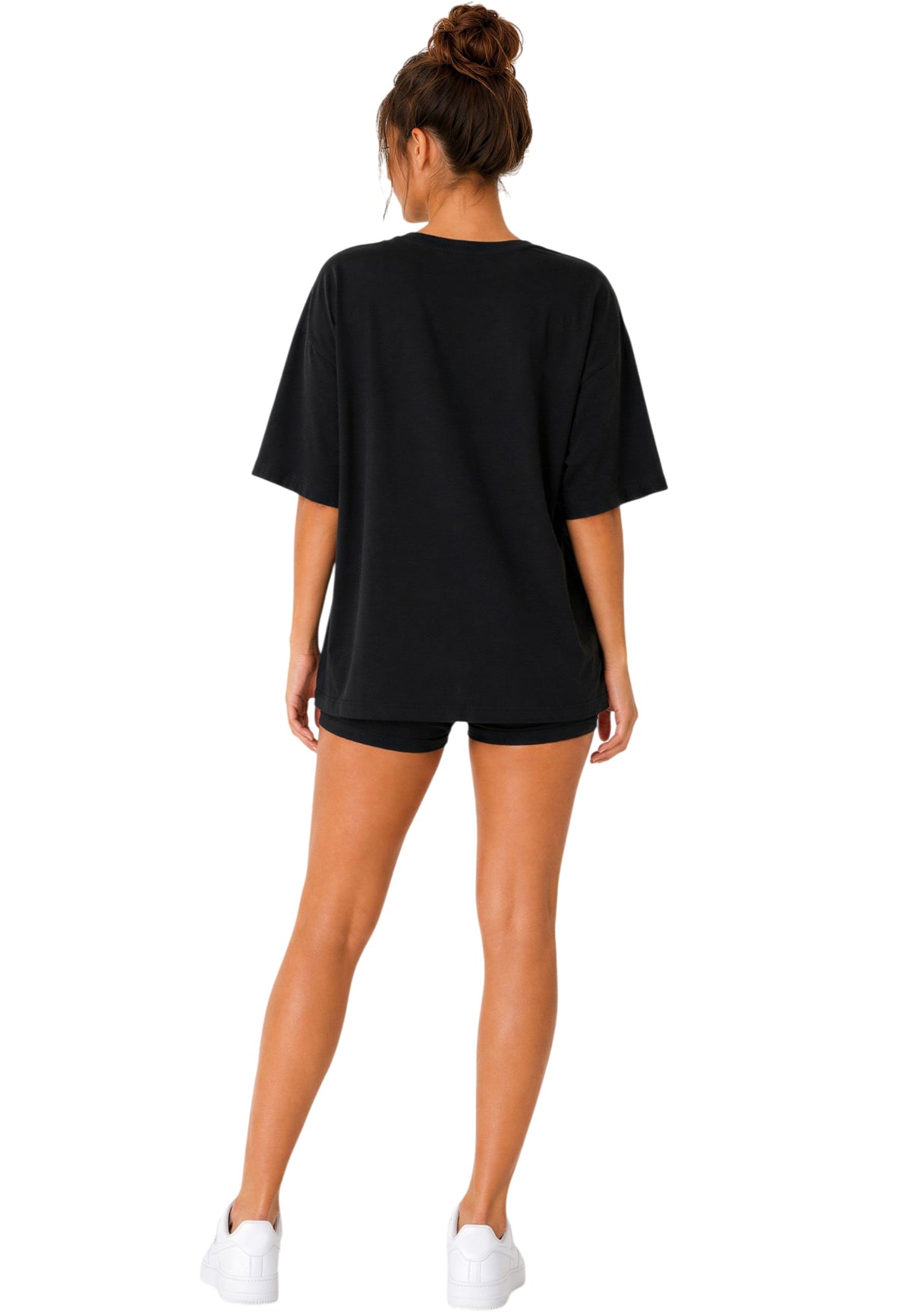 Damen Oversized T-Shirt in Black – Reichstadt – Ansicht 8