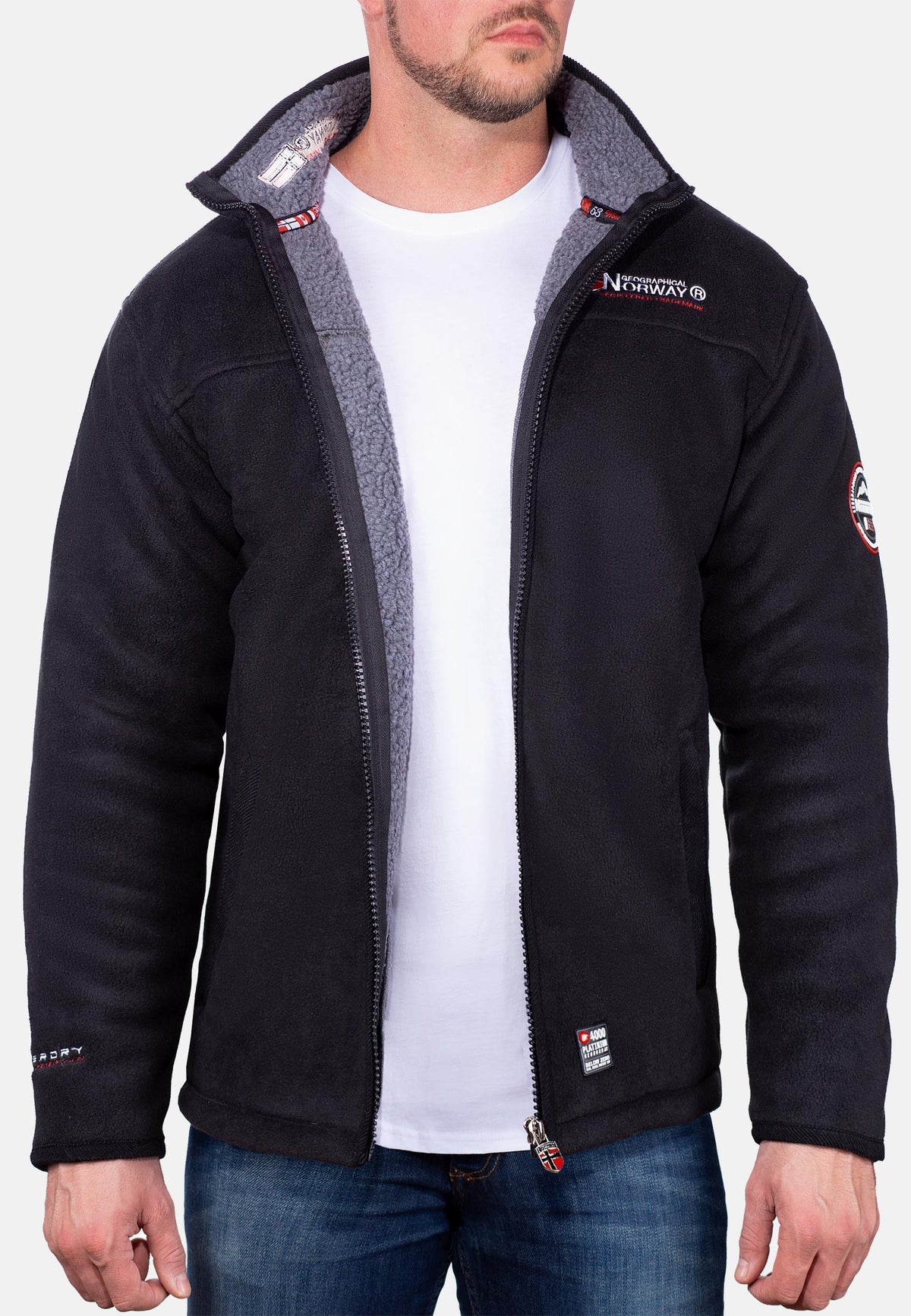 Herren Regular Fit Jacke ubolt in Black – Geographical Norway – Ansicht 8