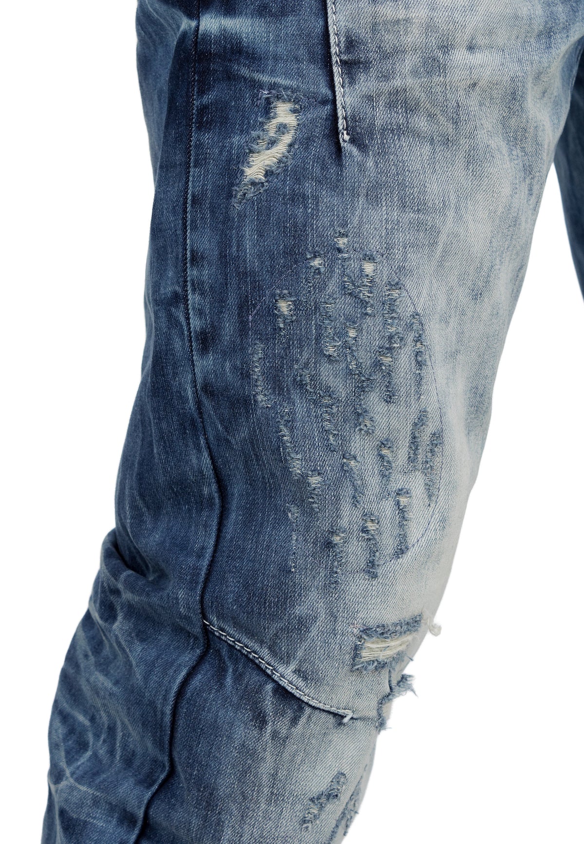 Herren Regular Fit Jeans Stonewashed in Blue – Cipo & Baxx – Ansicht 8