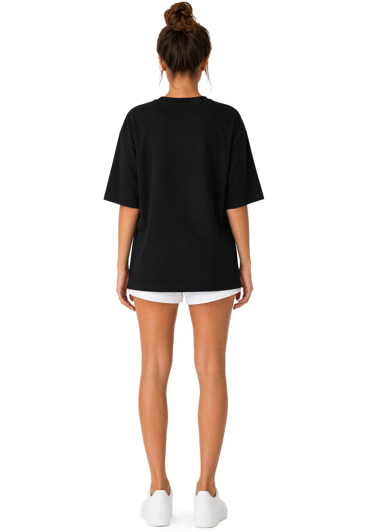Damen Oversized T-Shirt in Black – Reichstadt – Ansicht 8
